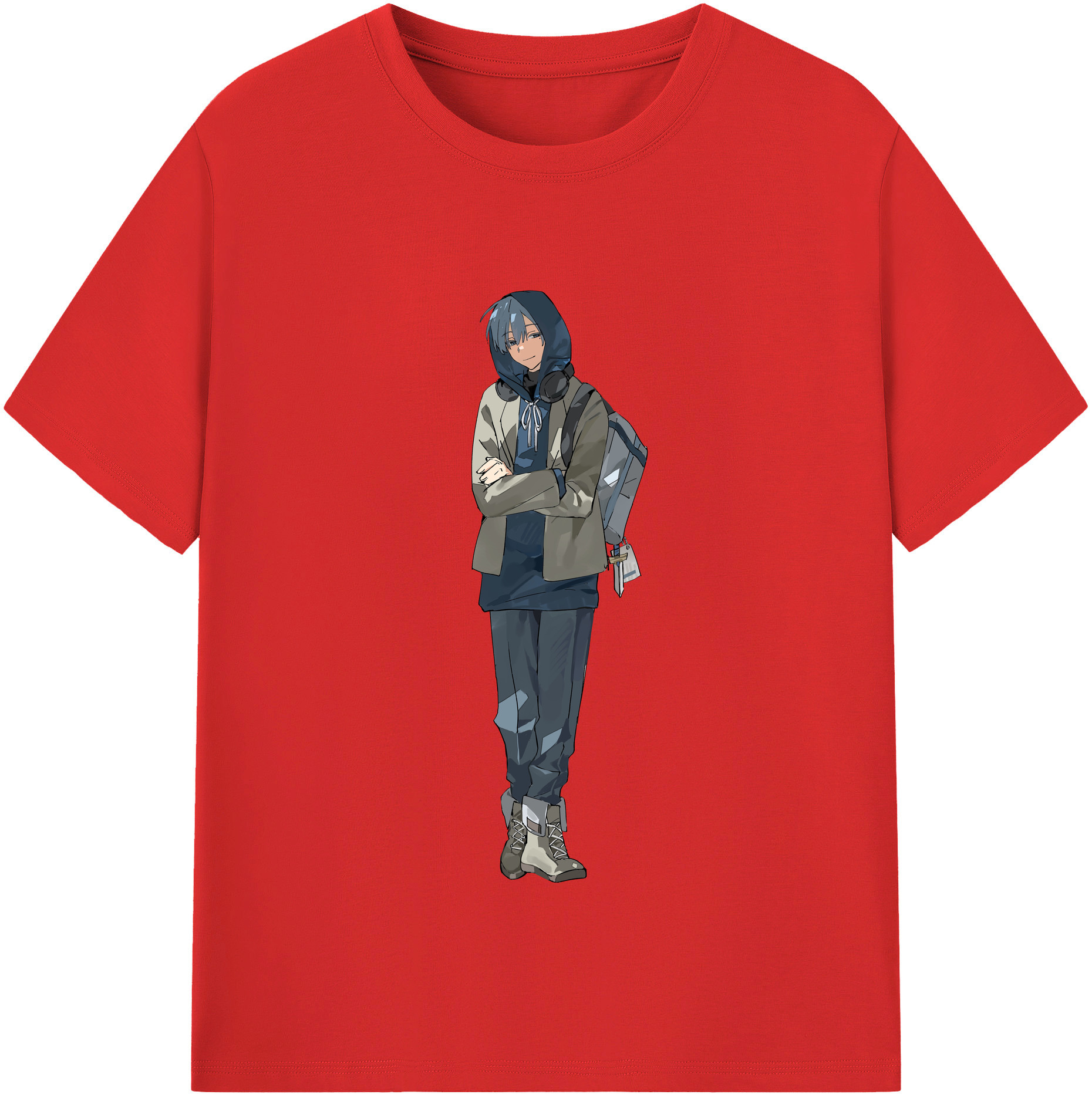 （画像用） 葬送のフリーレン Frieren レディースカジュアルプリントTシャツ（綿100％）