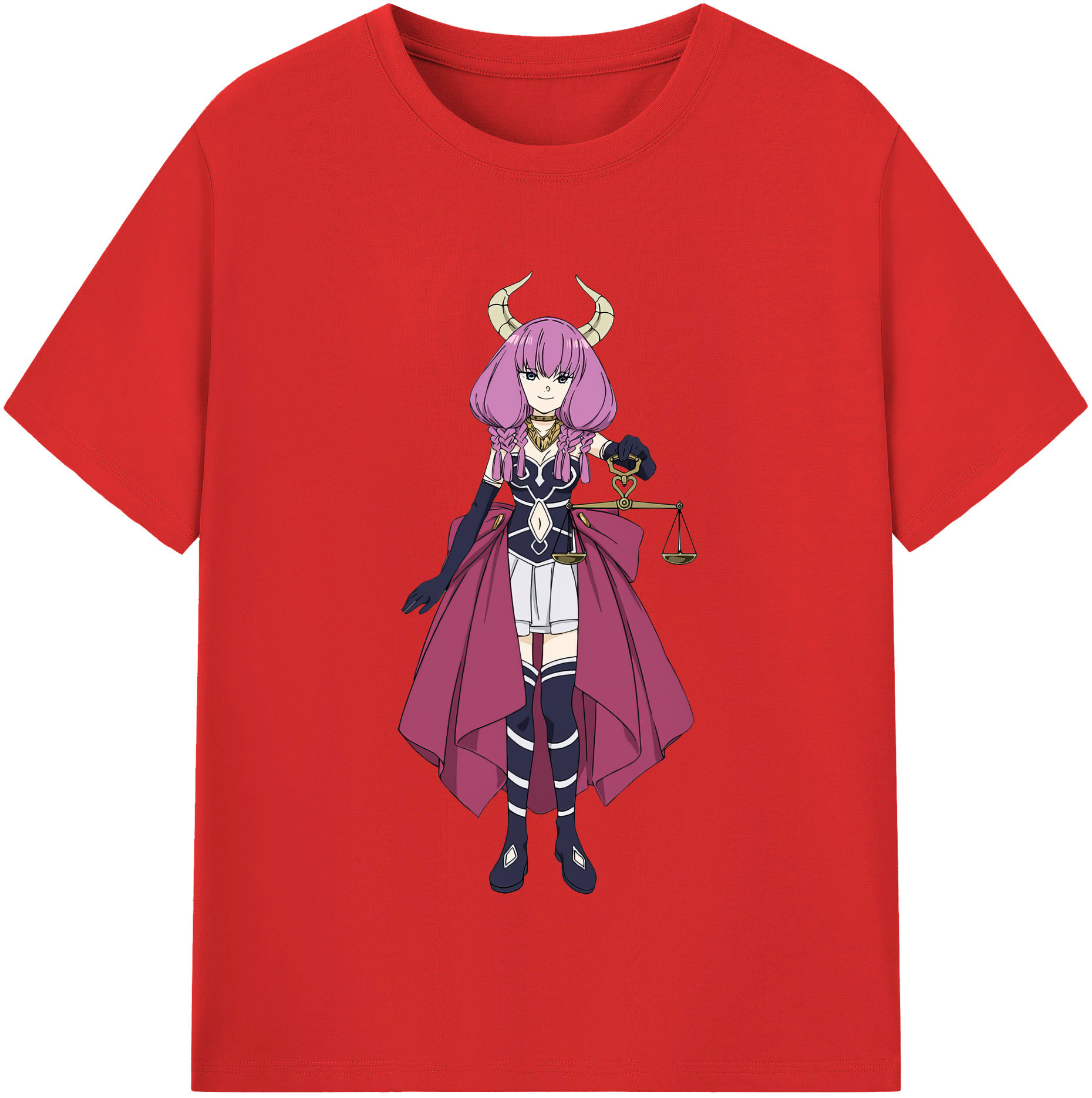 （画像用） 葬送のフリーレン Frieren レディースカジュアルプリントTシャツ（綿100％）