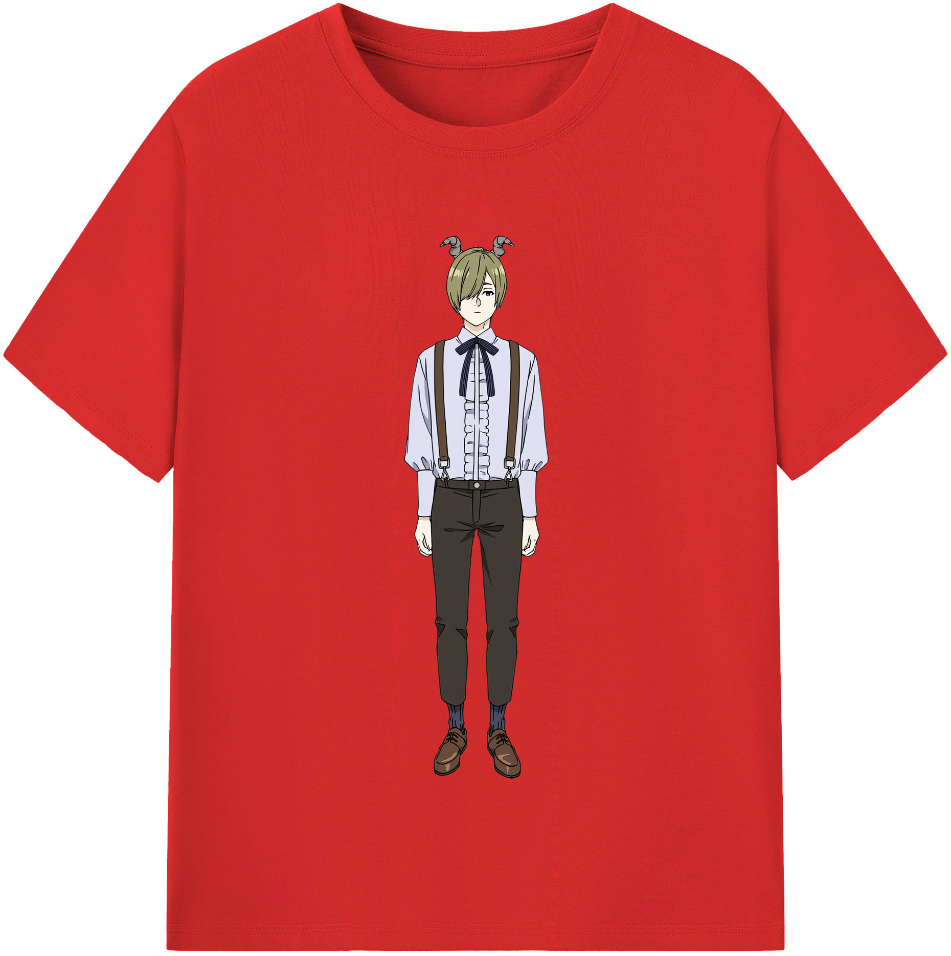 （画像用） 葬送のフリーレン Frieren レディースカジュアルプリントTシャツ（綿100％）