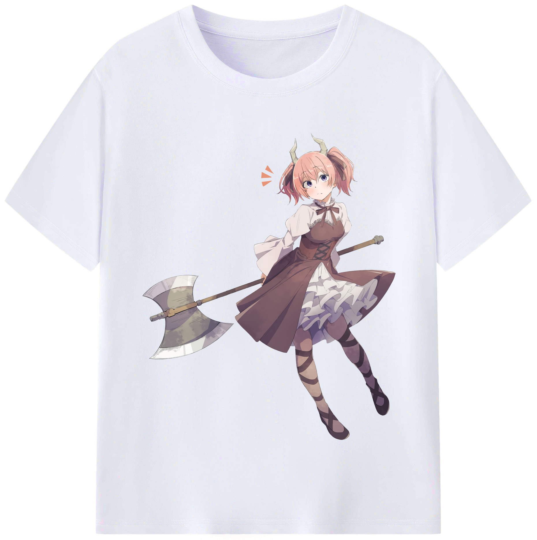 （画像用） 葬送のフリーレン Frieren レディースカジュアルプリントTシャツ（綿100％）