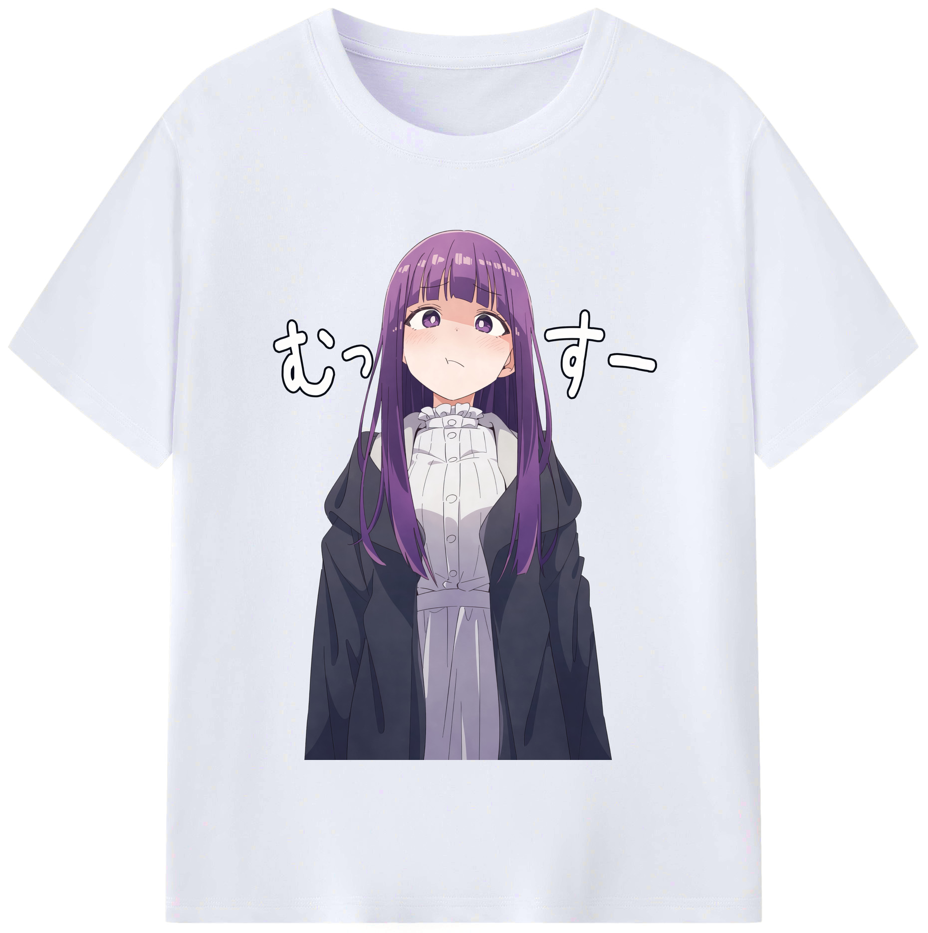 （画像用） 葬送のフリーレン Frieren レディースカジュアルプリントTシャツ（綿100％）