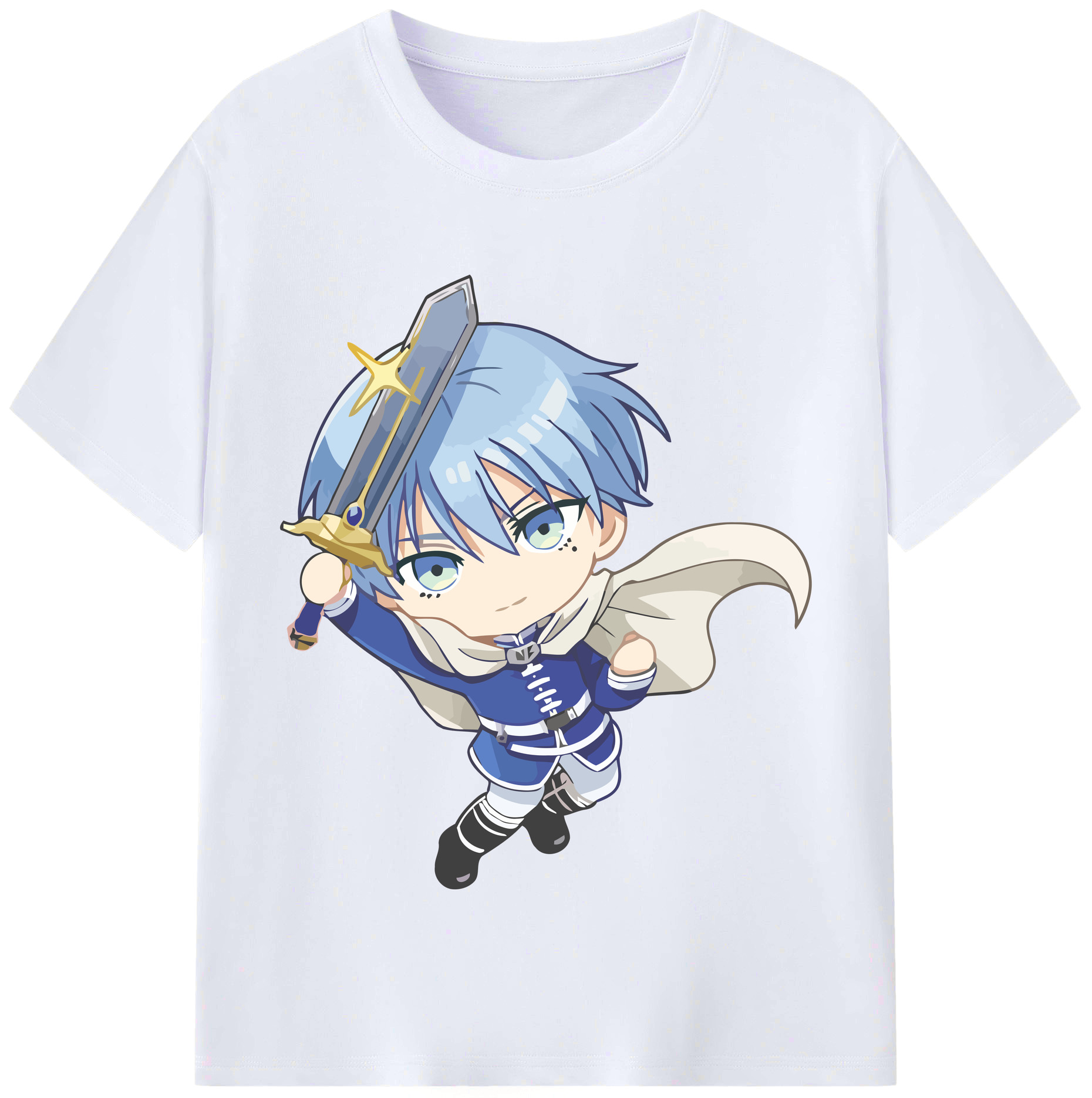 （画像用） 葬送のフリーレン Frieren レディースカジュアルプリントTシャツ（綿100％）