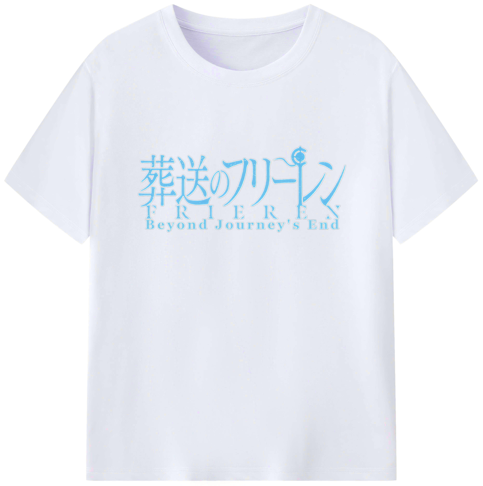 （画像用） 葬送のフリーレン Frieren レディースカジュアルプリントTシャツ（綿100％）