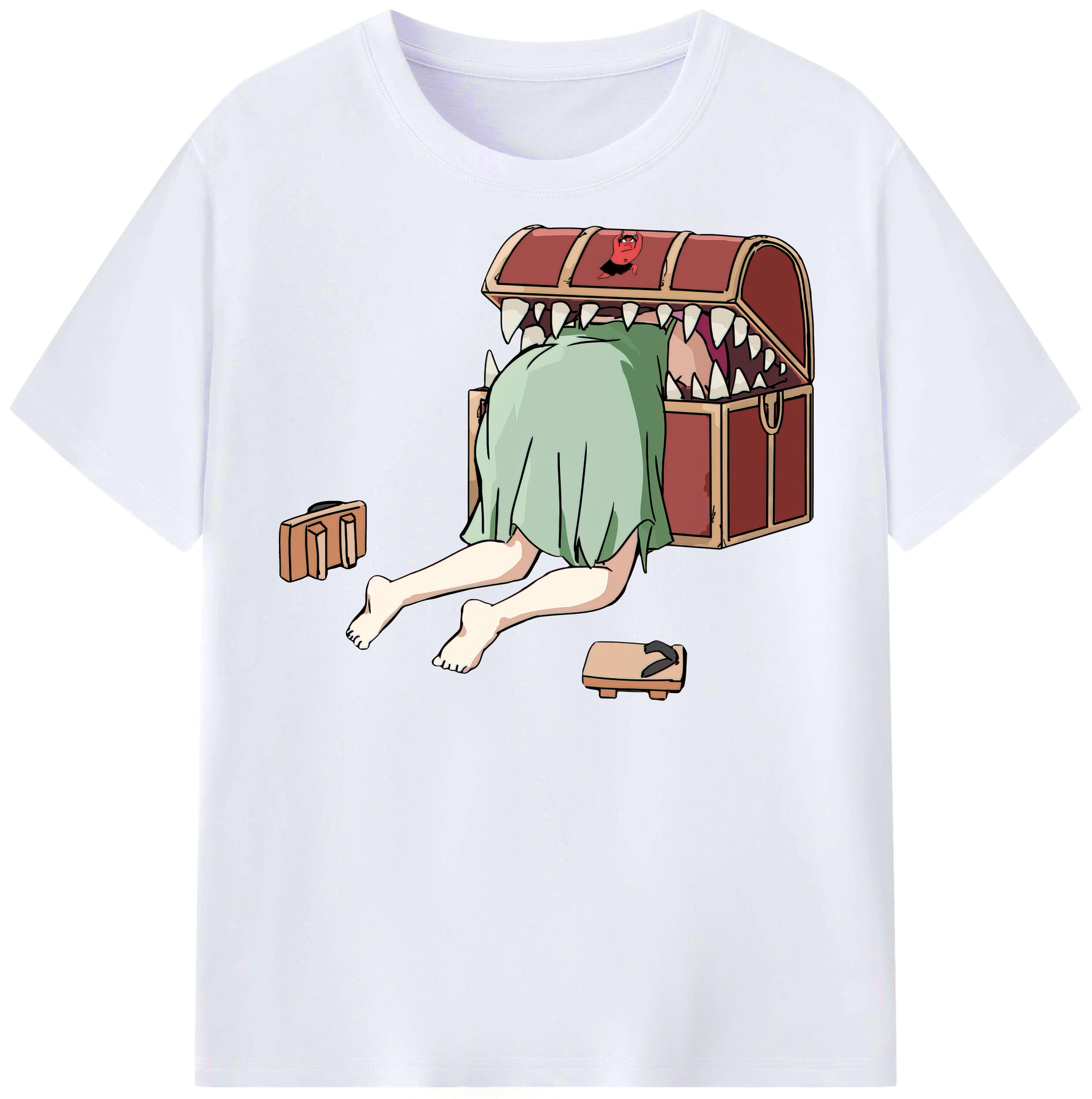 （画像用） 葬送のフリーレン Frieren レディースカジュアルプリントTシャツ（綿100％）
