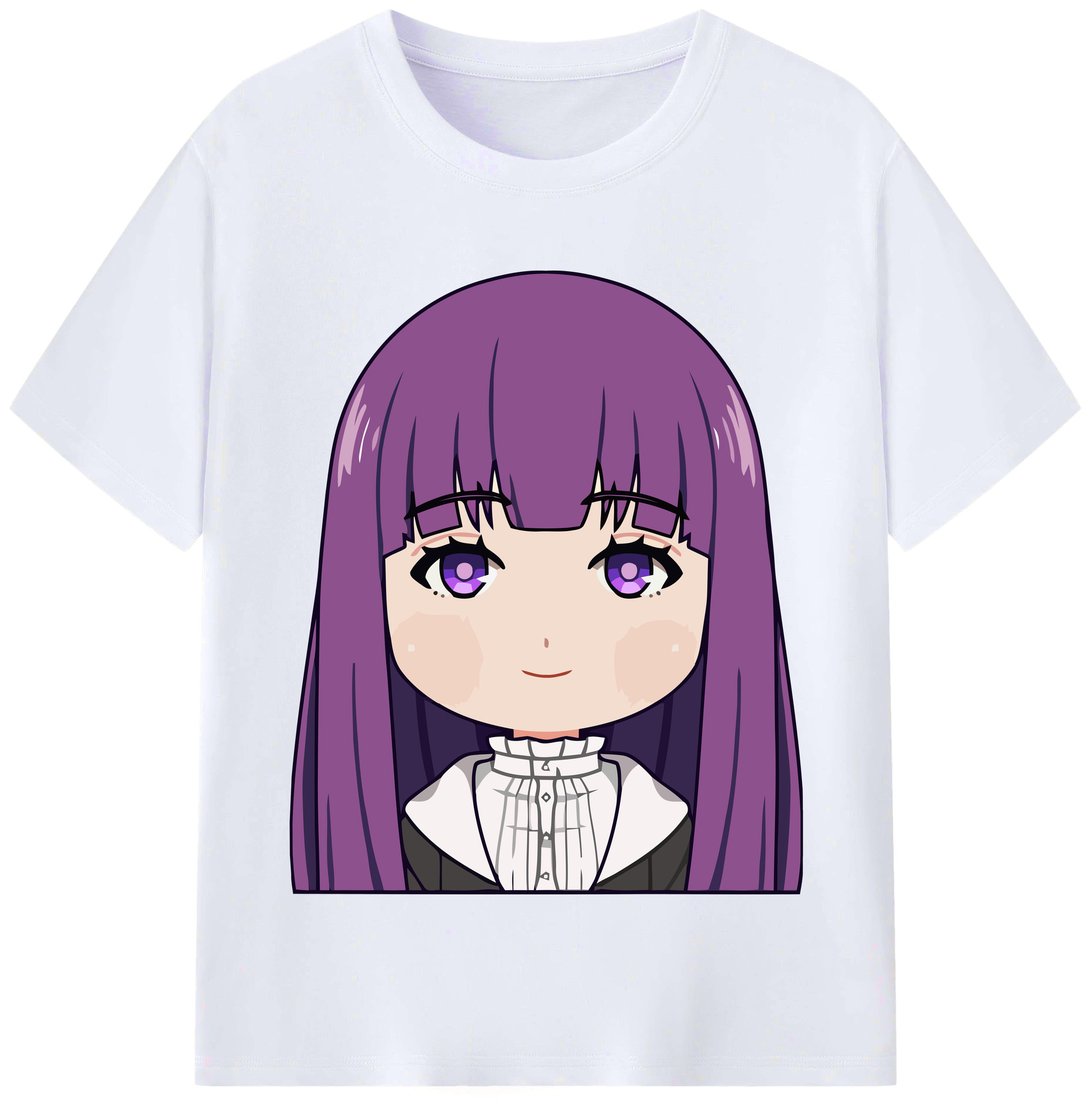 （画像用） 葬送のフリーレン Frieren レディースカジュアルプリントTシャツ（綿100％）