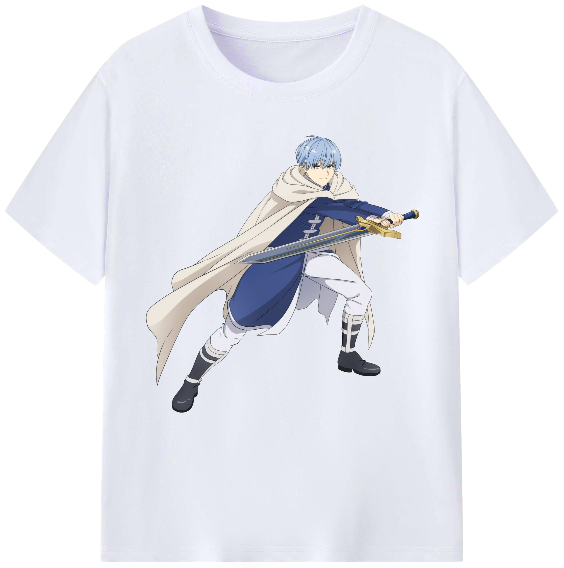 （画像用） 葬送のフリーレン Frieren レディースカジュアルプリントTシャツ（綿100％）