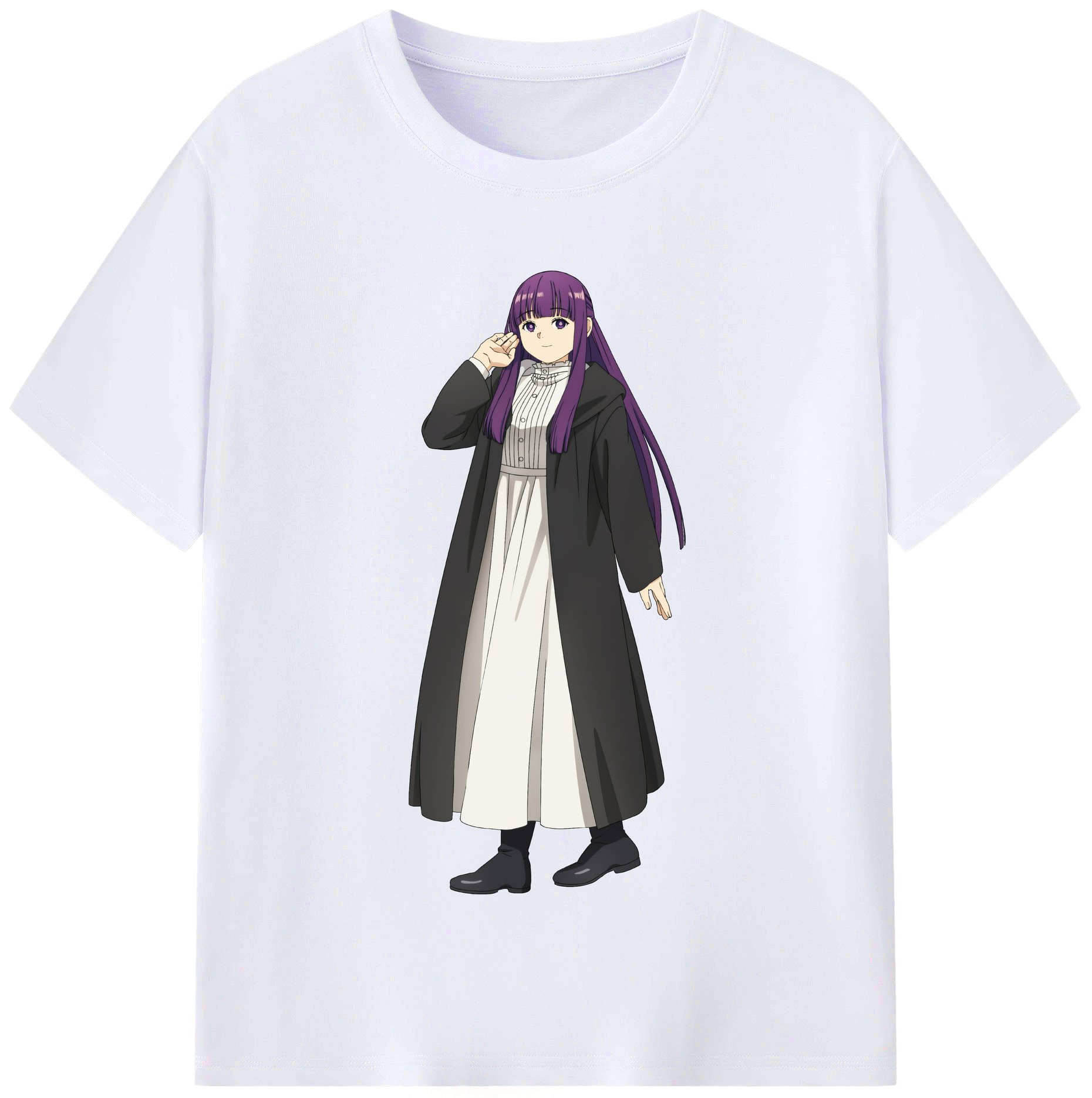 （画像用） 葬送のフリーレン Frieren レディースカジュアルプリントTシャツ（綿100％）