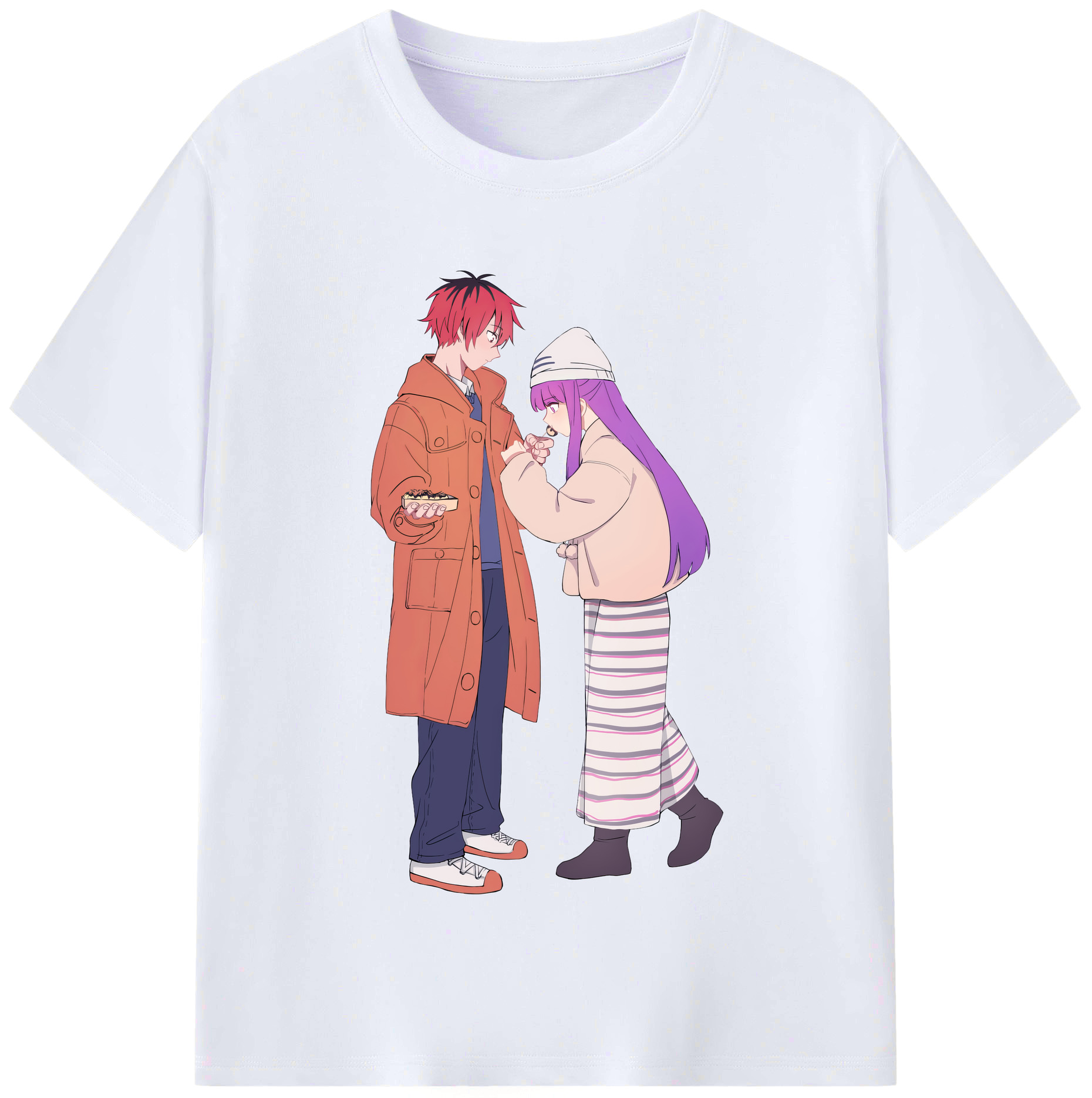 （画像用） 葬送のフリーレン Frieren レディースカジュアルプリントTシャツ（綿100％）