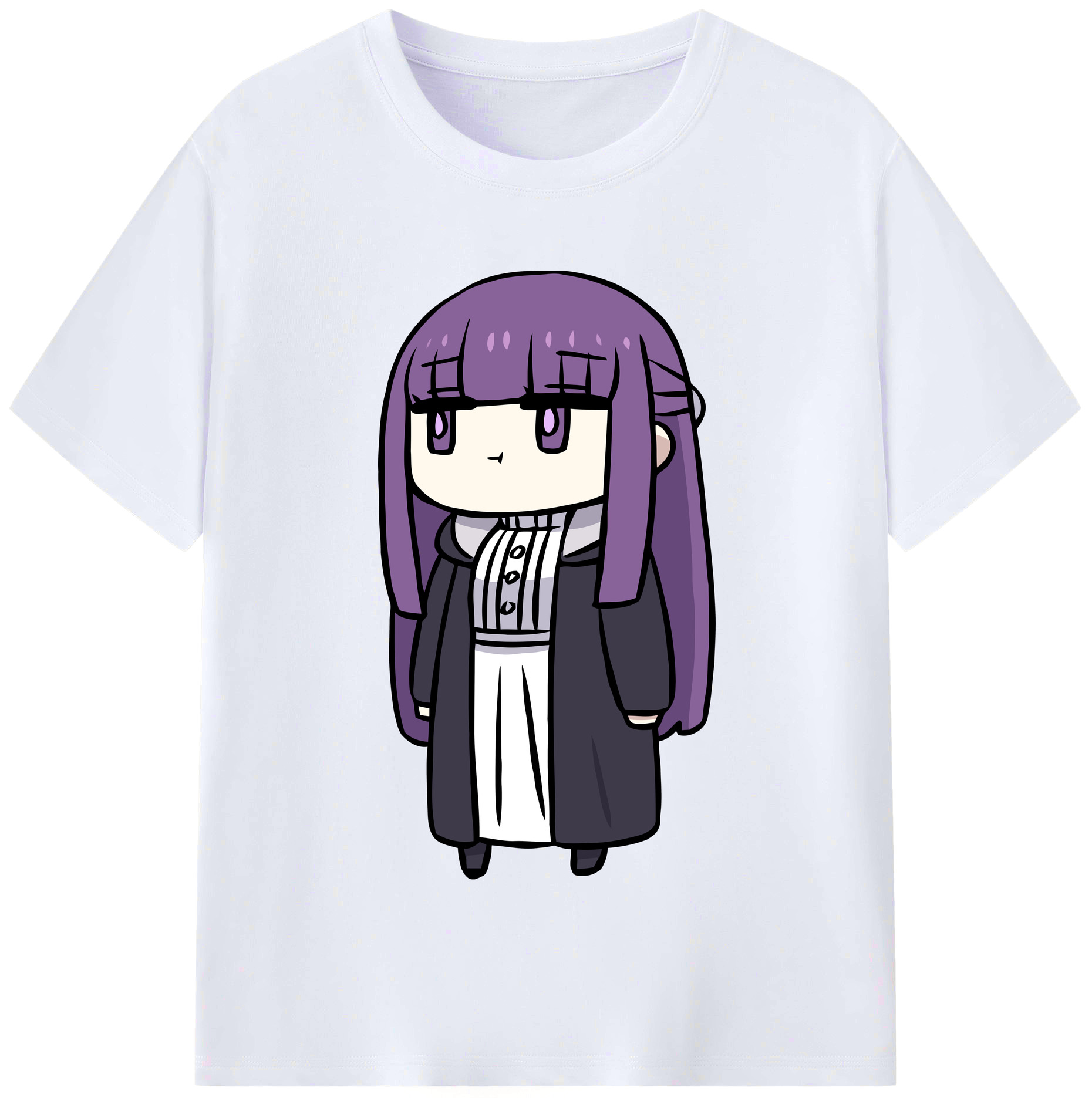 （画像用） 葬送のフリーレン Frieren レディースカジュアルプリントTシャツ（綿100％）