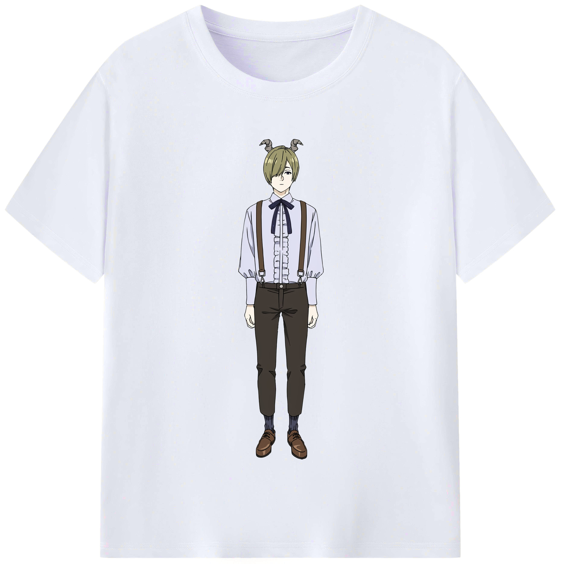 （画像用） 葬送のフリーレン Frieren レディースカジュアルプリントTシャツ（綿100％）