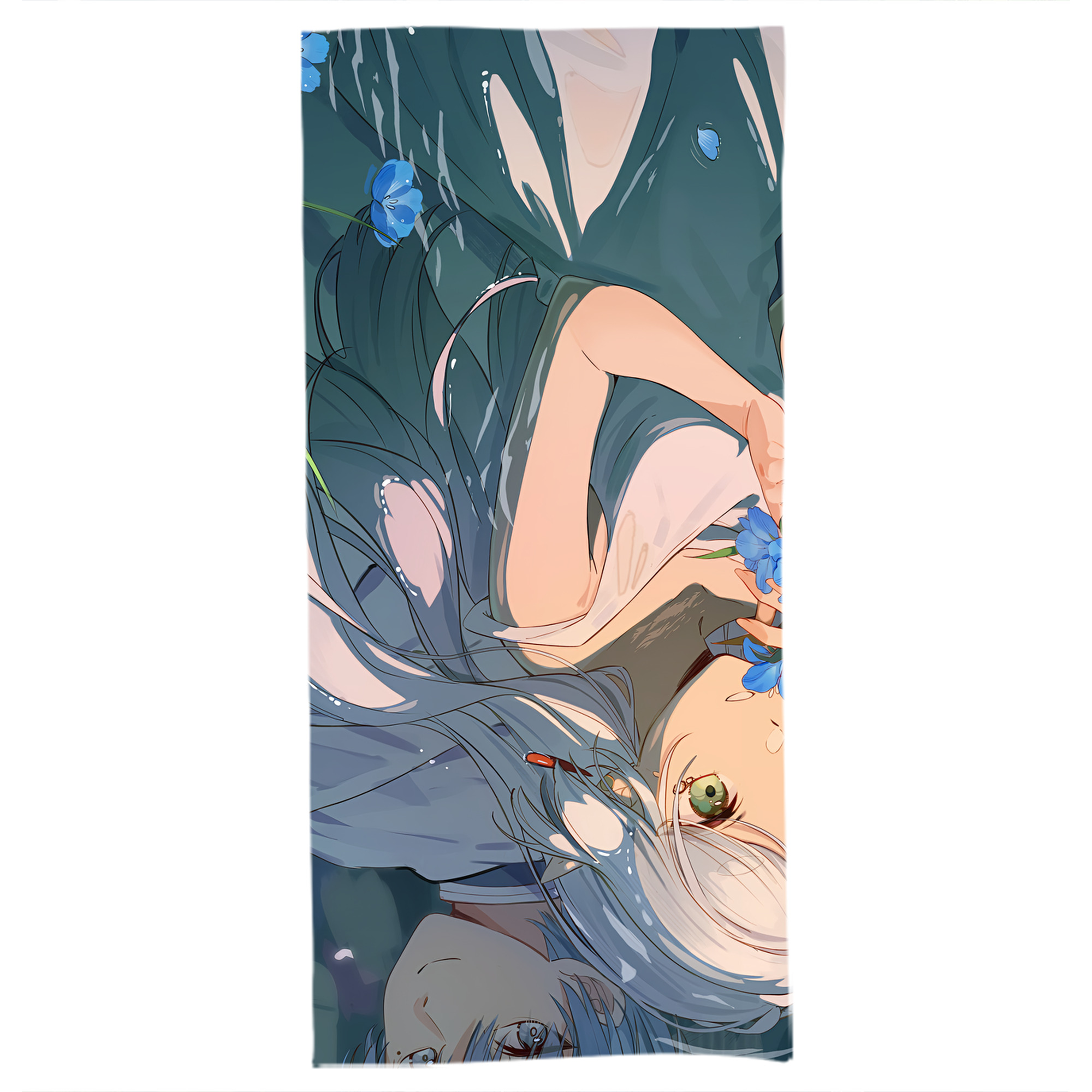 （画像用） 葬送のフリーレン Frieren 大判バスタオル 70×140cm 吸水速乾 柔らかい肌触り