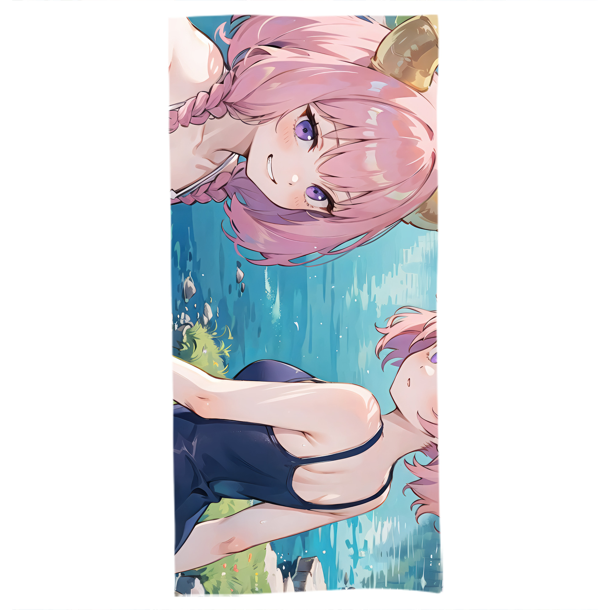 （画像用） 葬送のフリーレン Frieren 大判バスタオル 70×140cm 吸水速乾 柔らかい肌触り