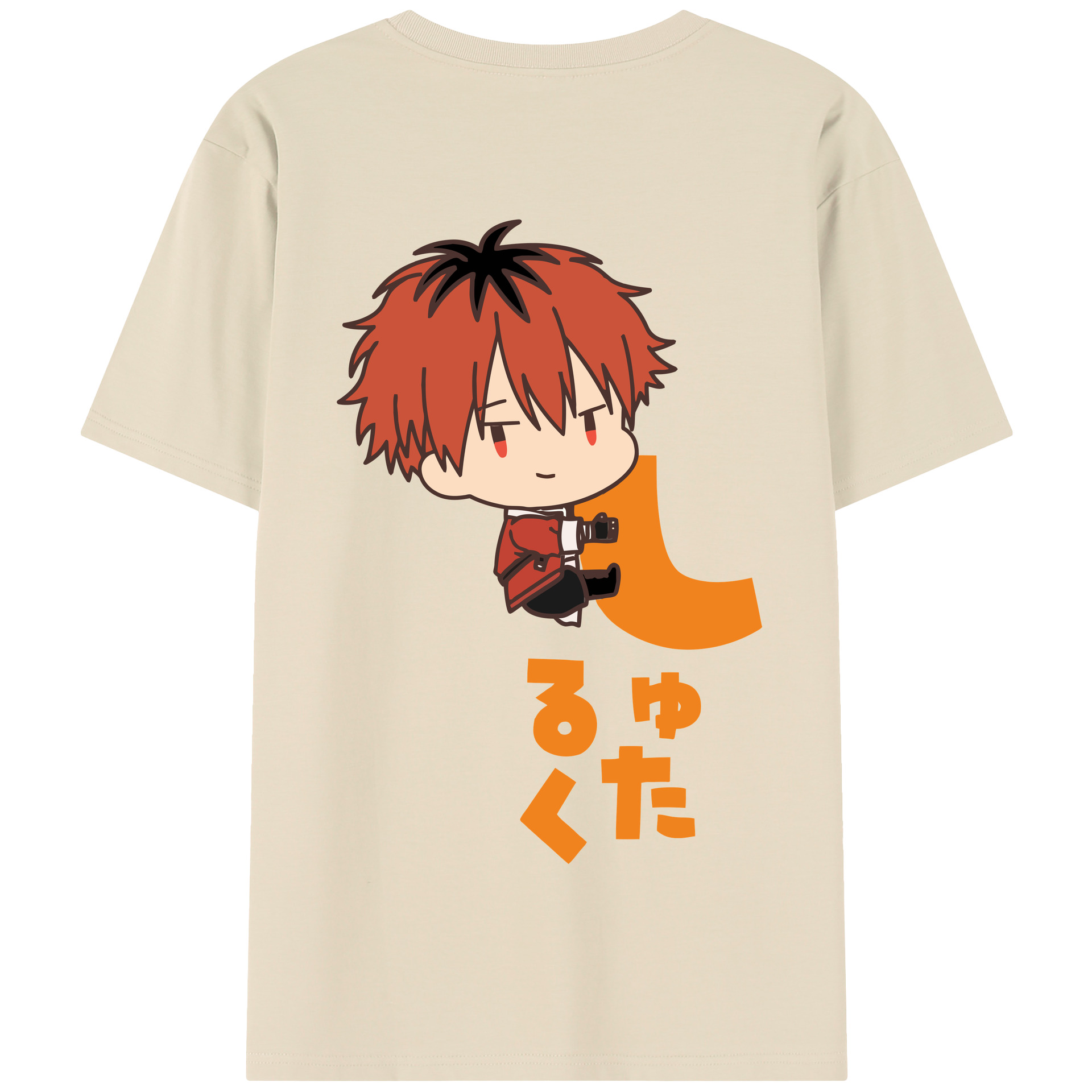 （画像用） 葬送のフリーレン Frieren 綿100％半袖Tシャツ（背面プリント）