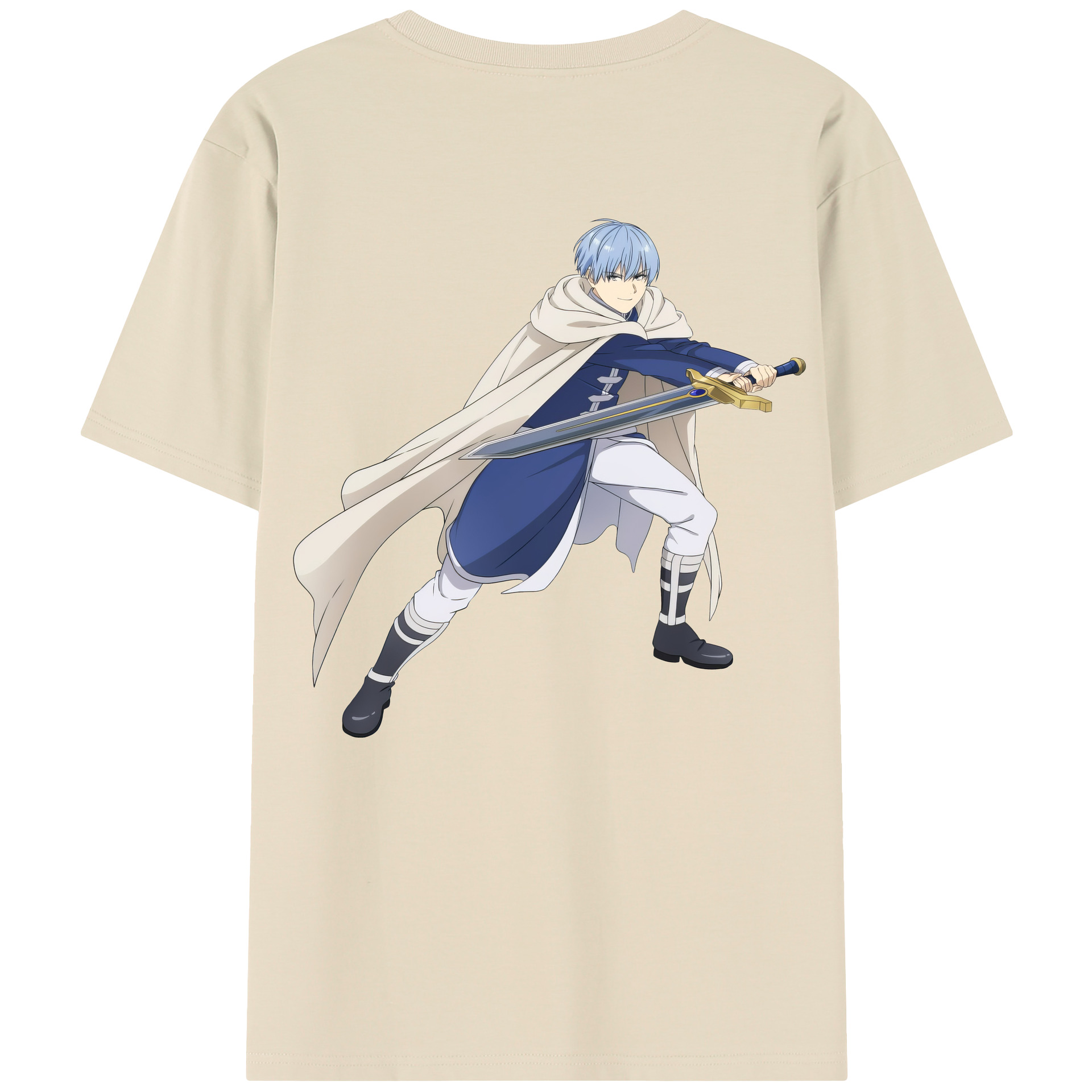 （画像用） 葬送のフリーレン Frieren 綿100％半袖Tシャツ（背面プリント）