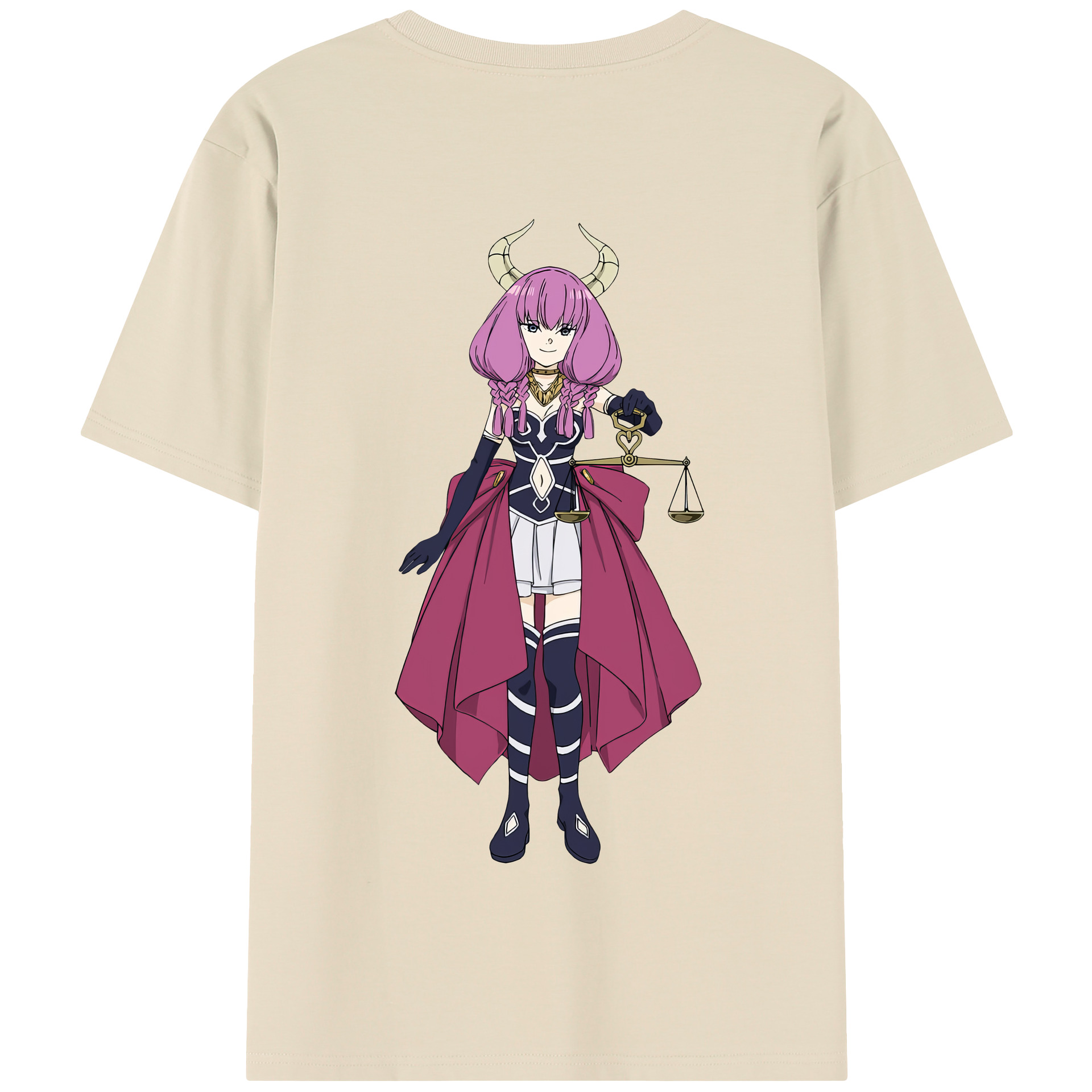 （画像用） 葬送のフリーレン Frieren 綿100％半袖Tシャツ（背面プリント）