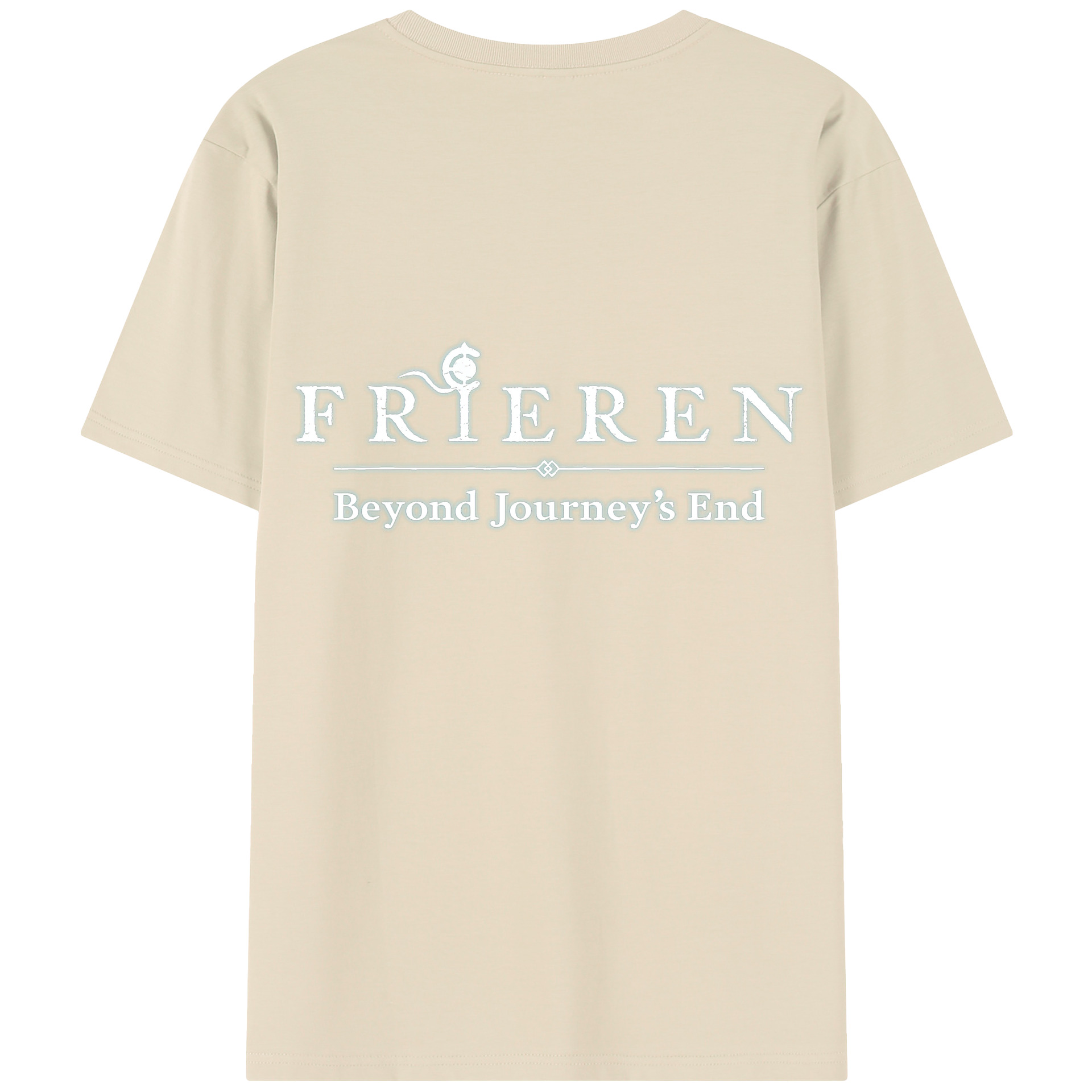 （画像用） 葬送のフリーレン Frieren 綿100％半袖Tシャツ（背面プリント）