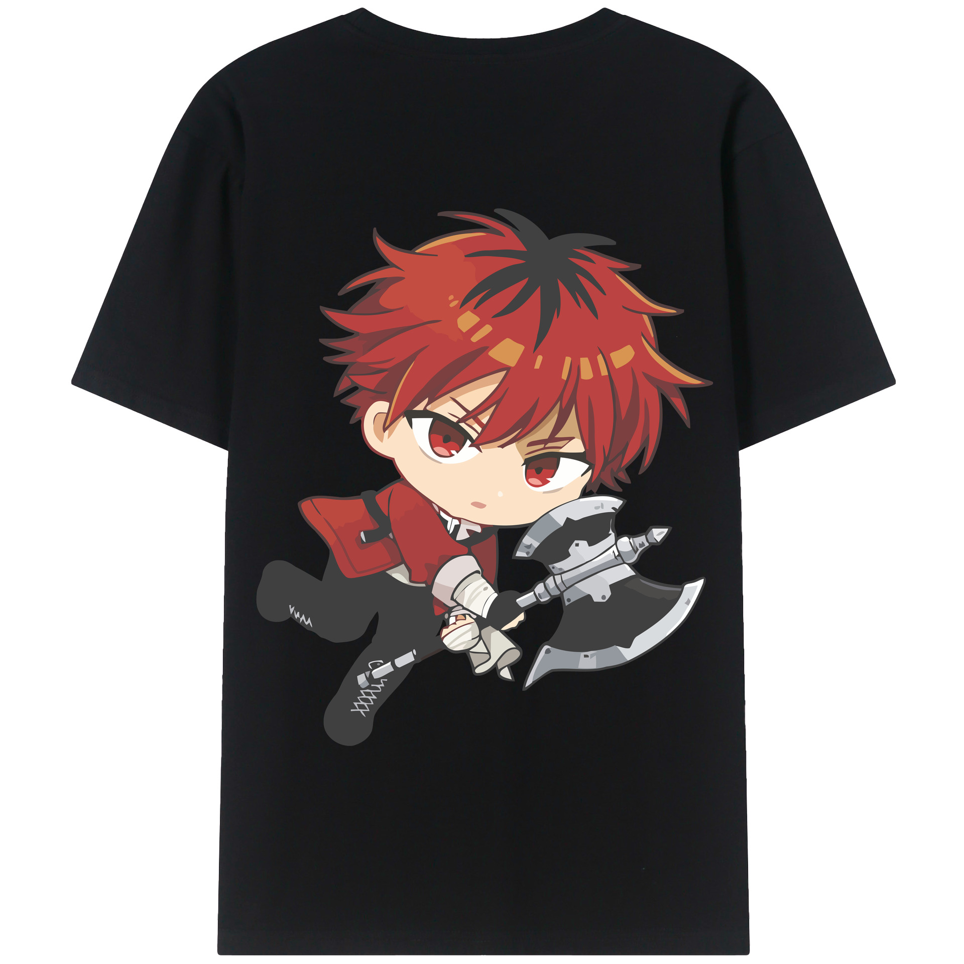（画像用） 葬送のフリーレン Frieren 綿100％半袖Tシャツ（背面プリント）