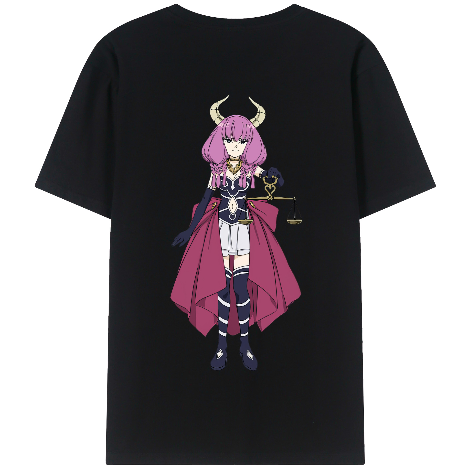 （画像用） 葬送のフリーレン Frieren 綿100％半袖Tシャツ（背面プリント）