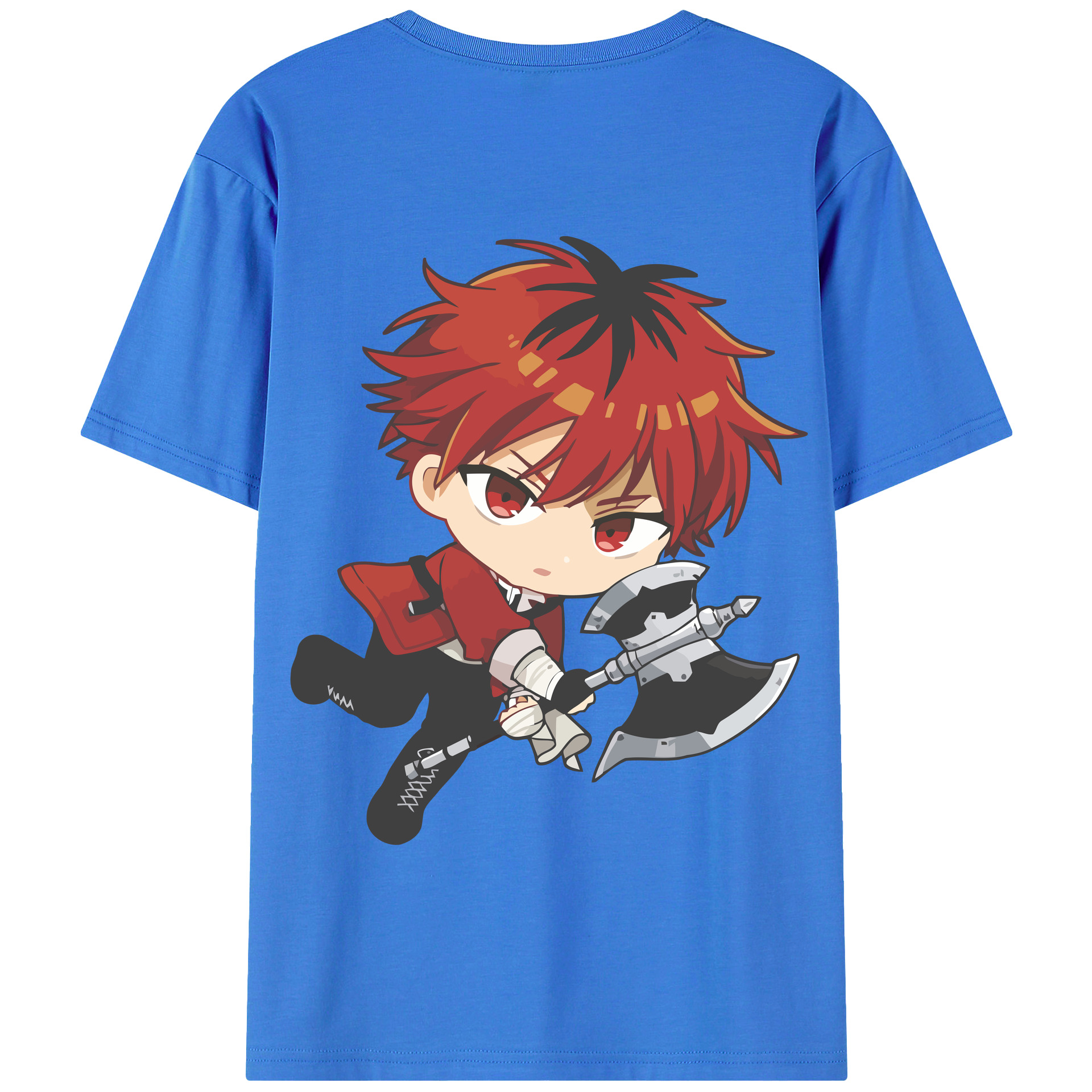（画像用） 葬送のフリーレン Frieren 綿100％半袖Tシャツ（背面プリント）