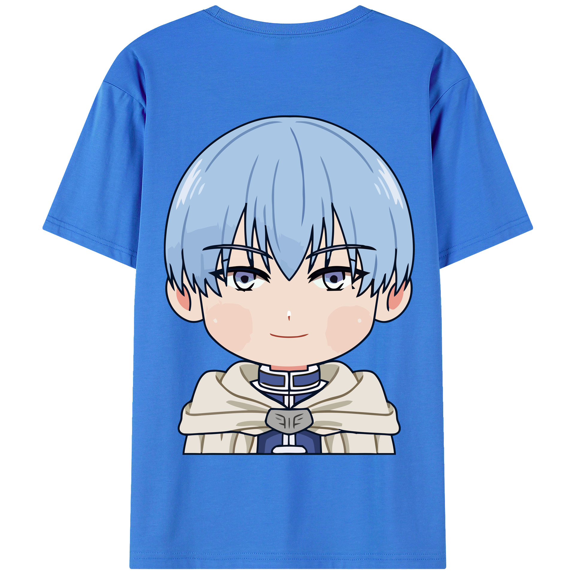 （画像用） 葬送のフリーレン Frieren 綿100％半袖Tシャツ（背面プリント）