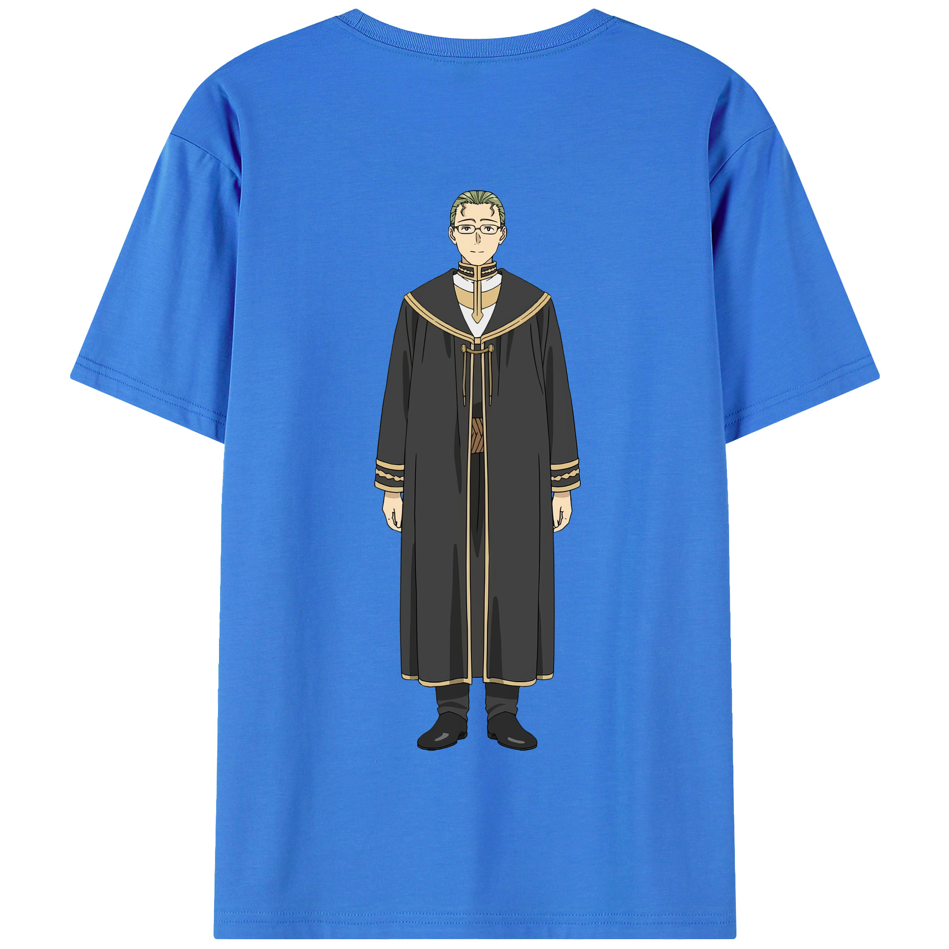 （画像用） 葬送のフリーレン Frieren 綿100％半袖Tシャツ（背面プリント）