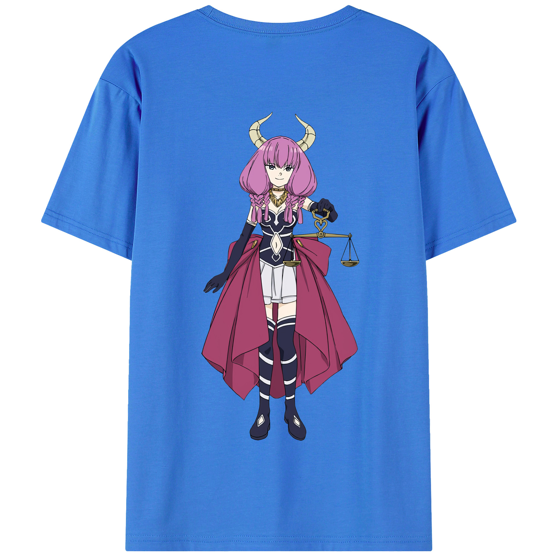 （画像用） 葬送のフリーレン Frieren 綿100％半袖Tシャツ（背面プリント）