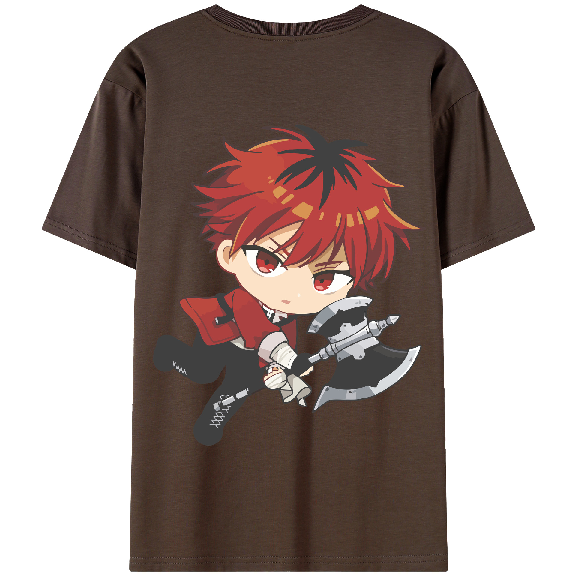（画像用） 葬送のフリーレン Frieren 綿100％半袖Tシャツ（背面プリント）