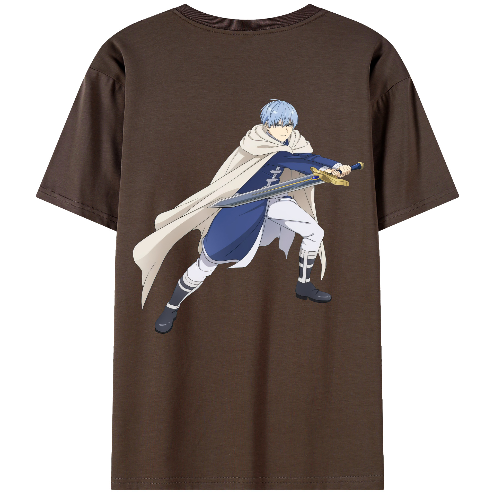 （画像用） 葬送のフリーレン Frieren 綿100％半袖Tシャツ（背面プリント）