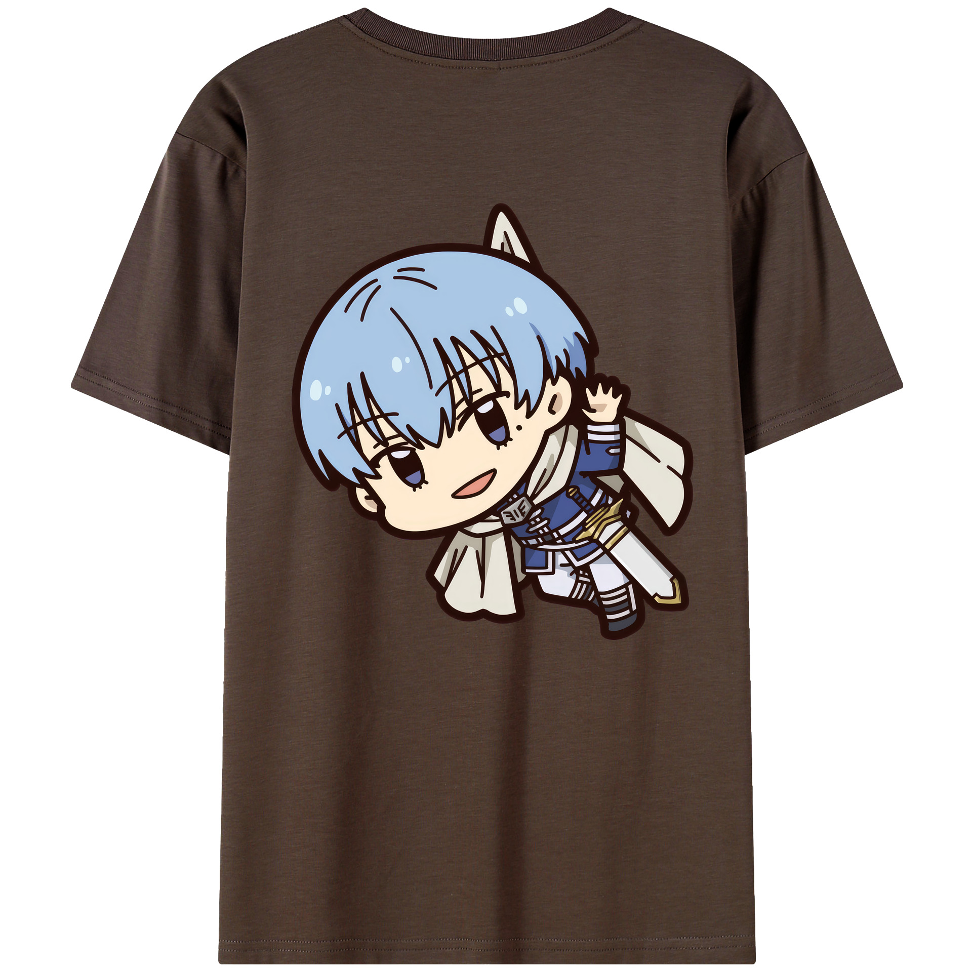 （画像用） 葬送のフリーレン Frieren 綿100％半袖Tシャツ（背面プリント）