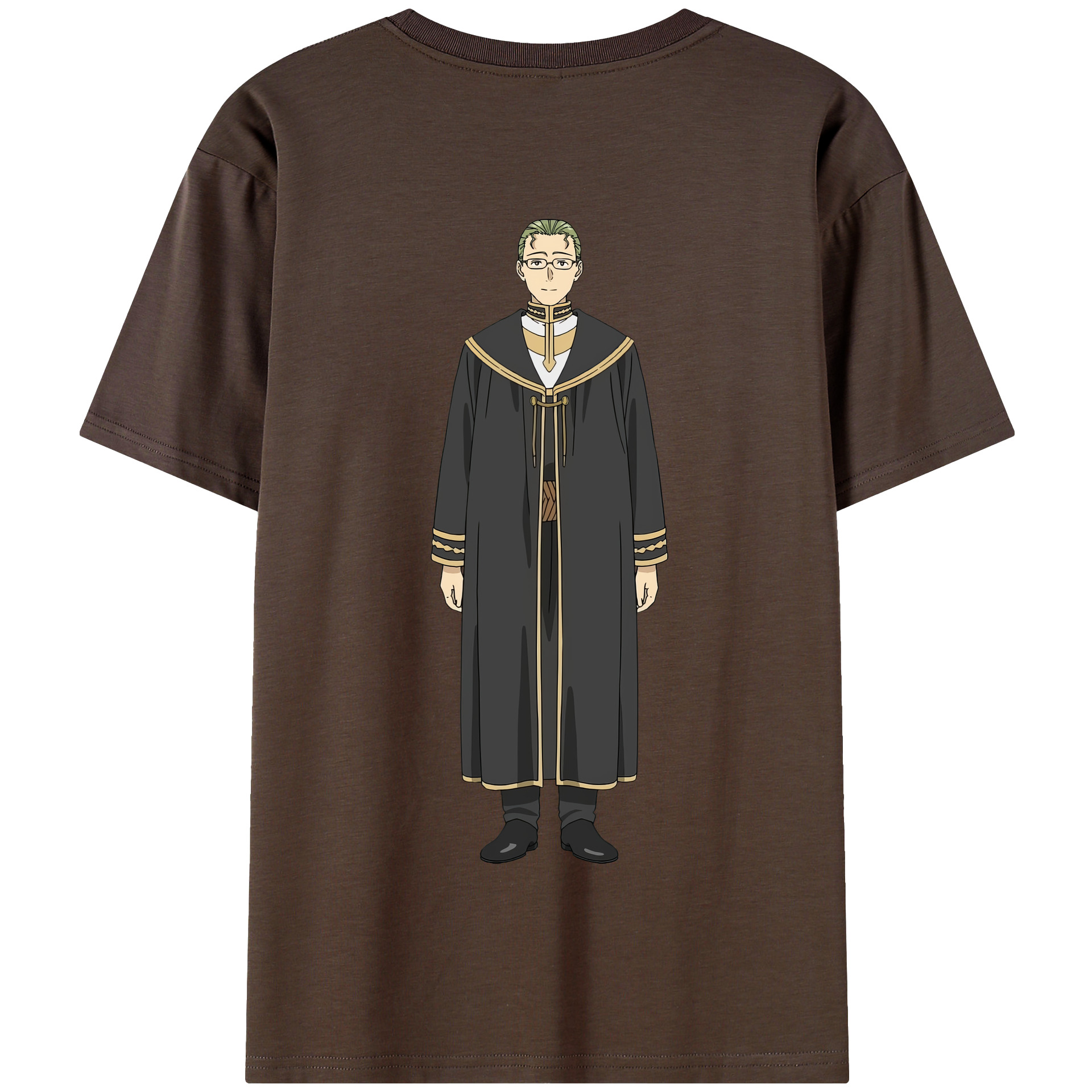 （画像用） 葬送のフリーレン Frieren 綿100％半袖Tシャツ（背面プリント）