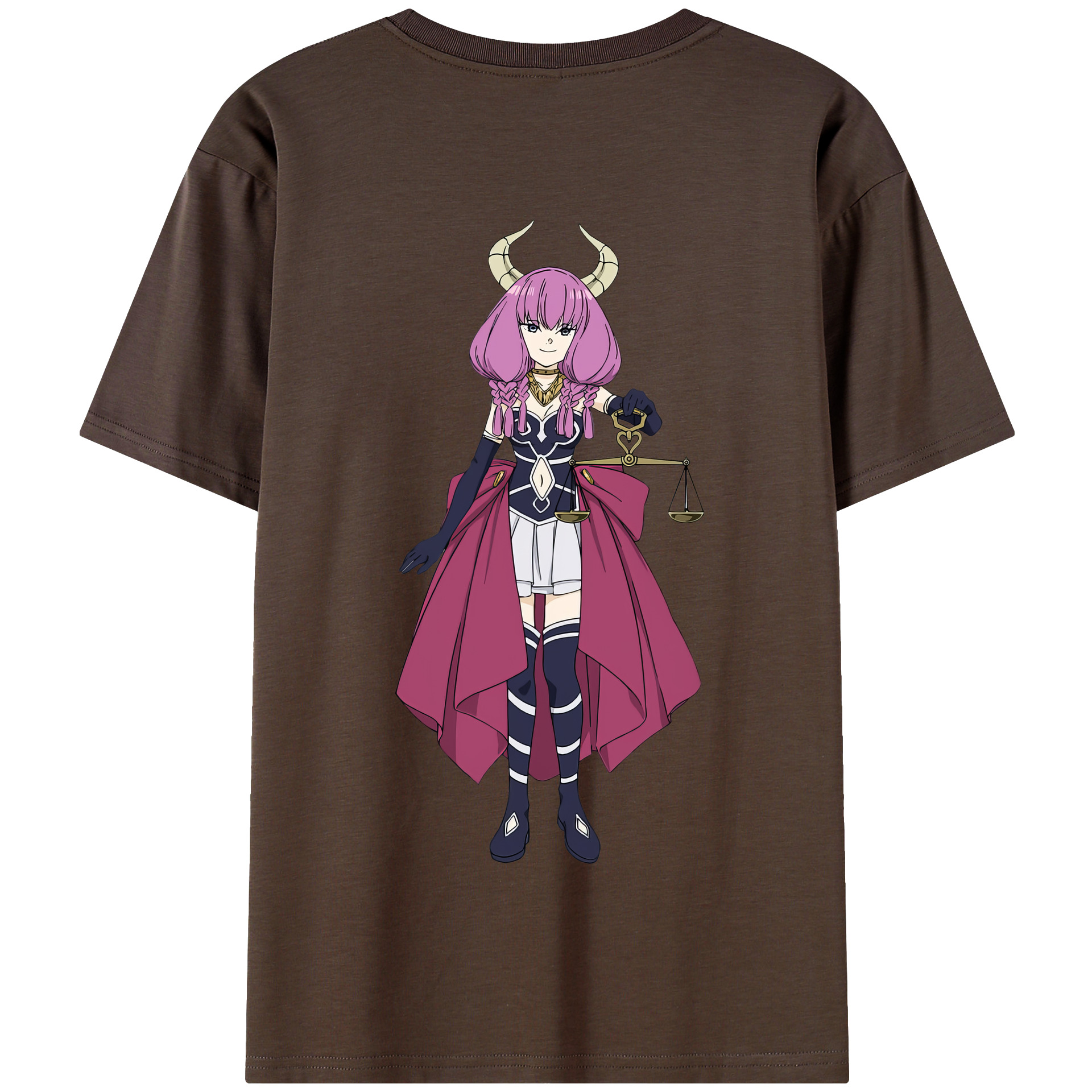 （画像用） 葬送のフリーレン Frieren 綿100％半袖Tシャツ（背面プリント）