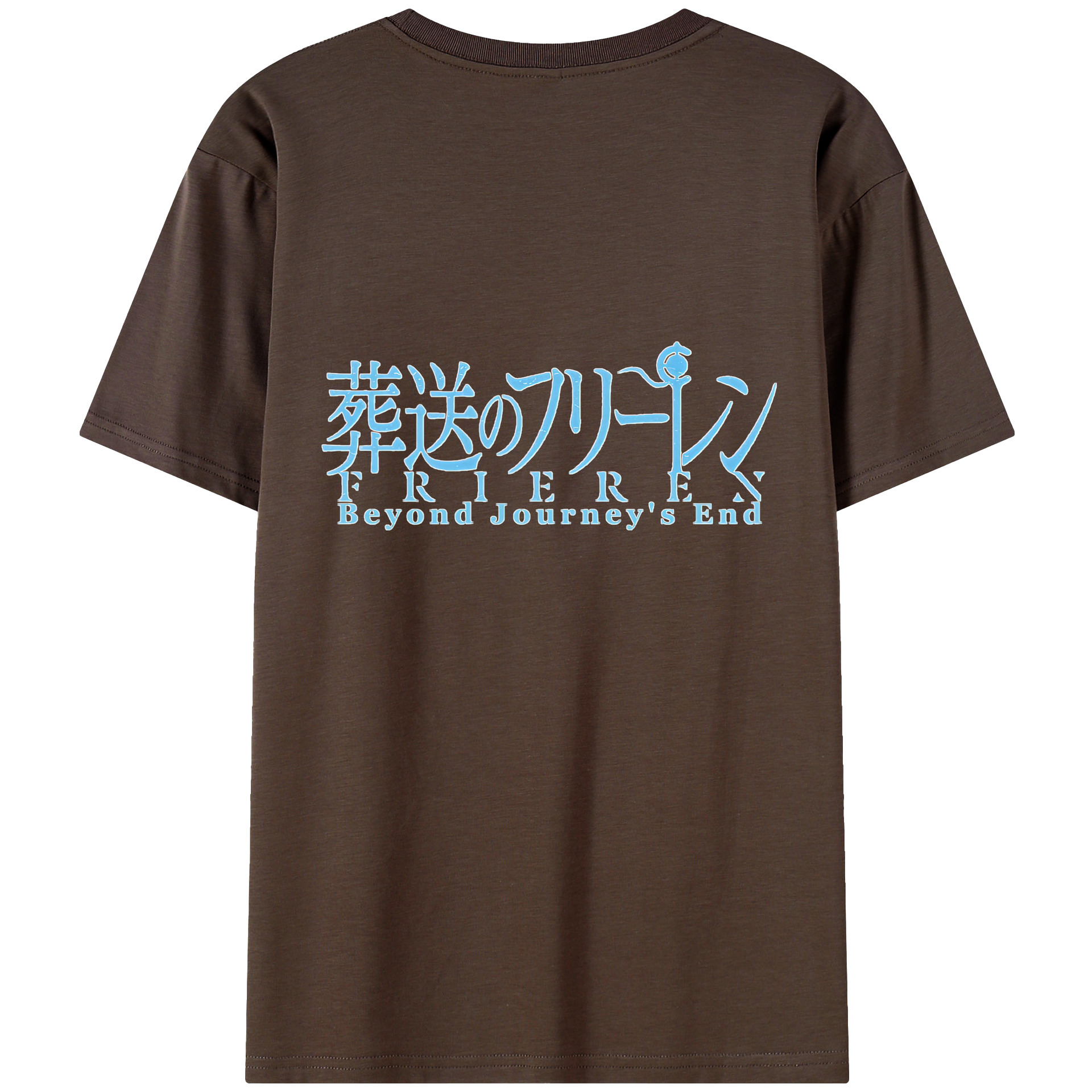 （画像用） 葬送のフリーレン Frieren 綿100％半袖Tシャツ（背面プリント）