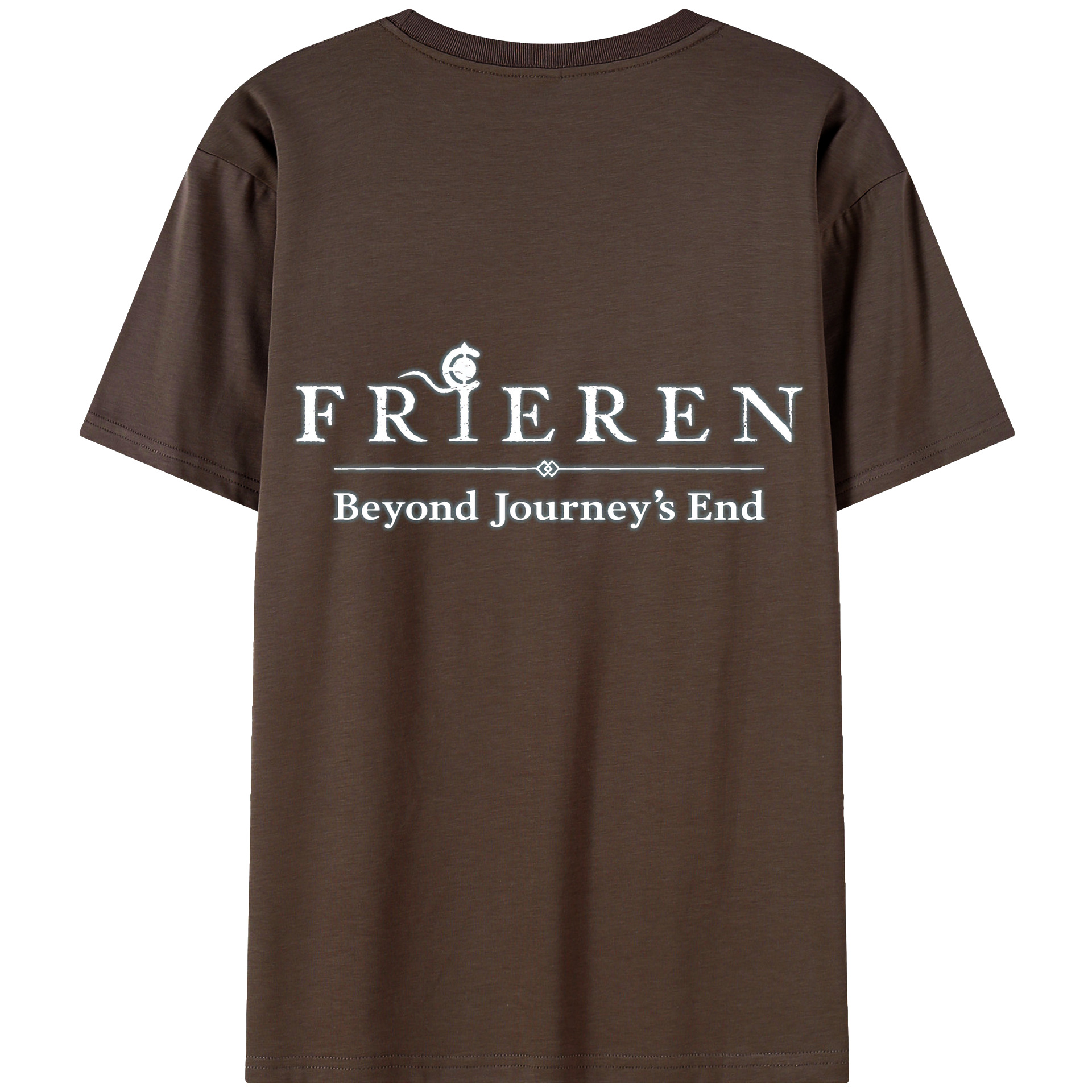 （画像用） 葬送のフリーレン Frieren 綿100％半袖Tシャツ（背面プリント）