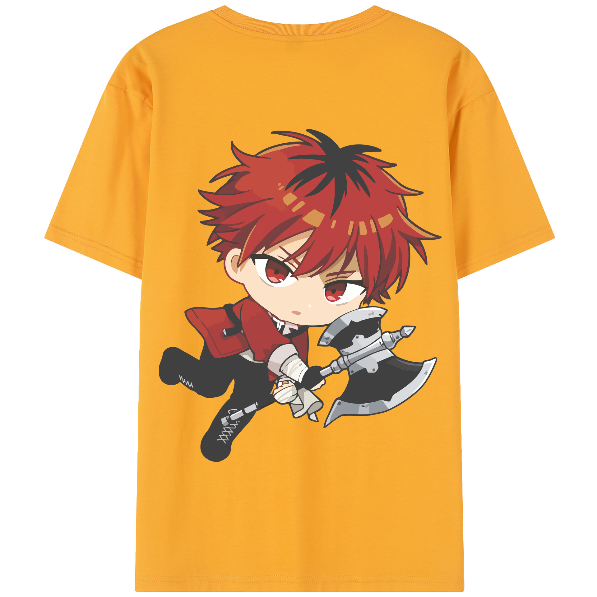 （画像用） 葬送のフリーレン Frieren 綿100％半袖Tシャツ（背面プリント）