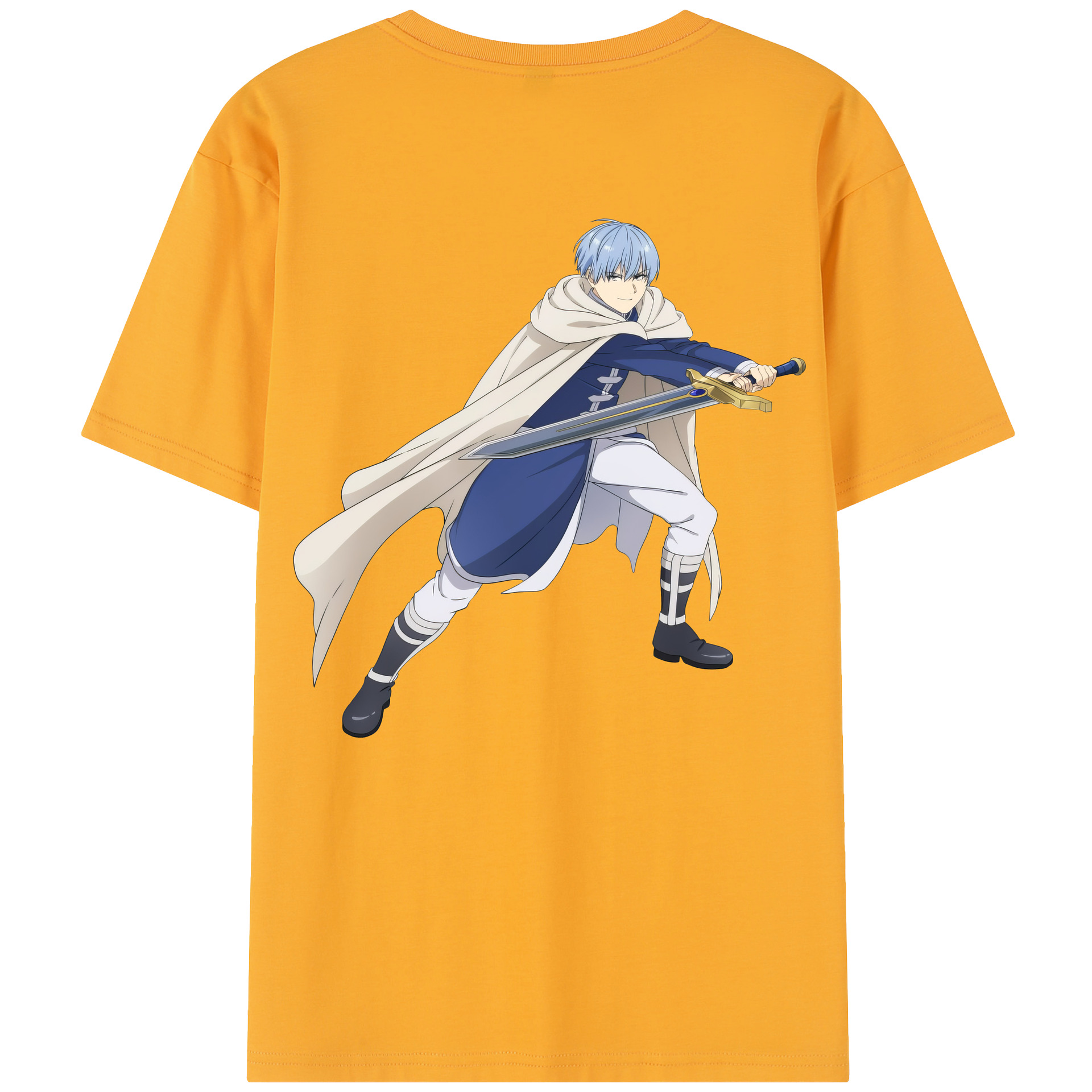 （画像用） 葬送のフリーレン Frieren 綿100％半袖Tシャツ（背面プリント）