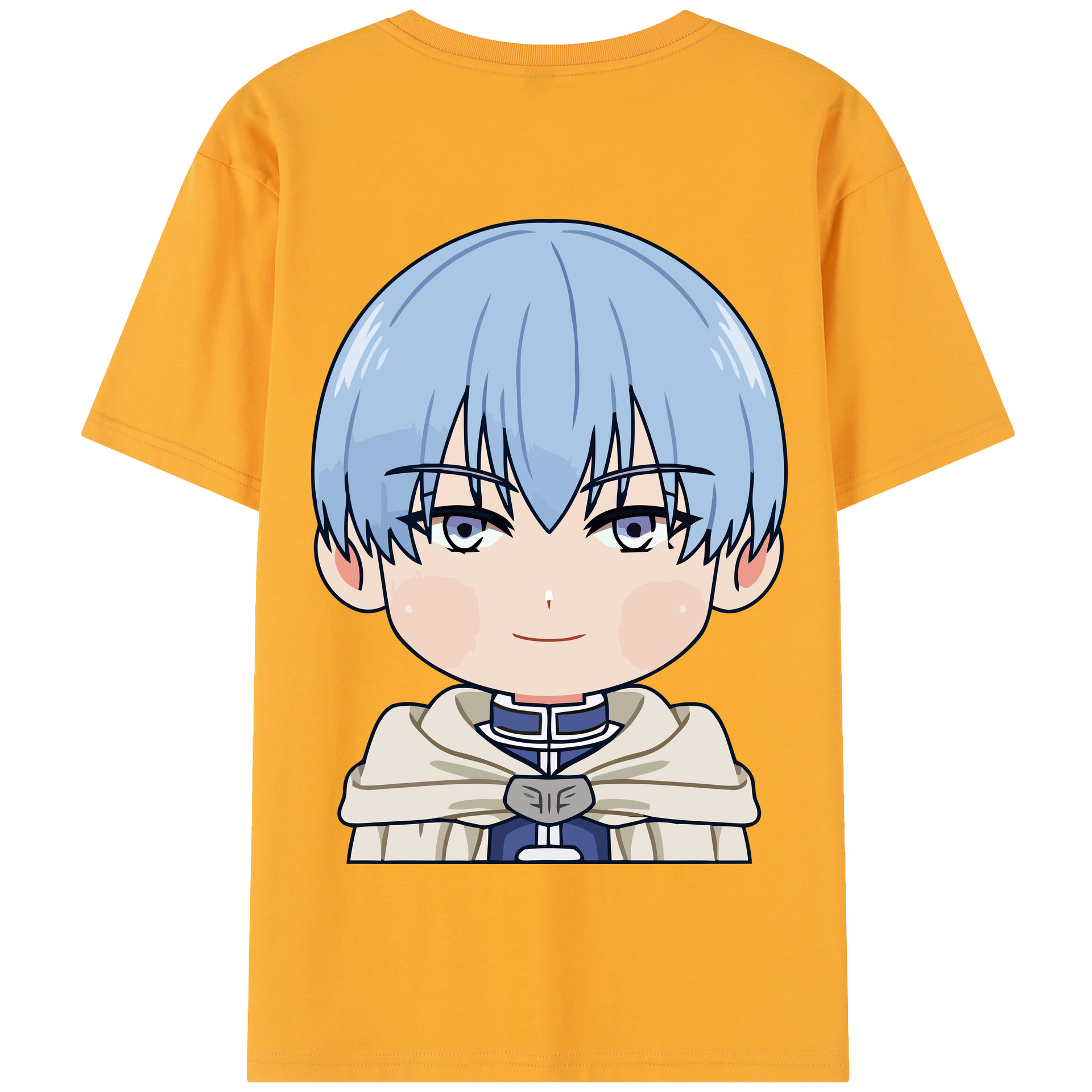 （画像用） 葬送のフリーレン Frieren 綿100％半袖Tシャツ（背面プリント）