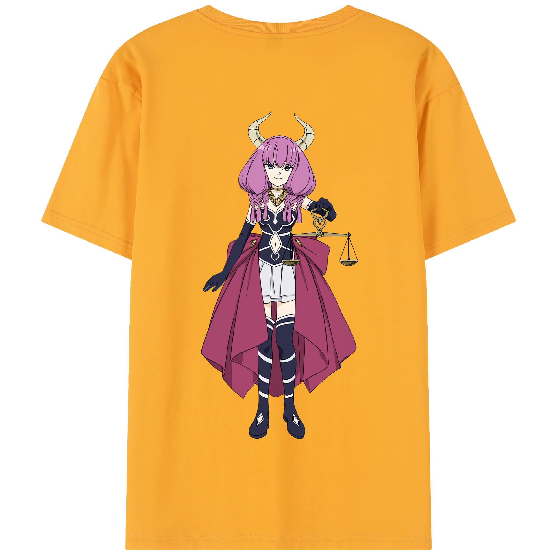 （画像用） 葬送のフリーレン Frieren 綿100％半袖Tシャツ（背面プリント）