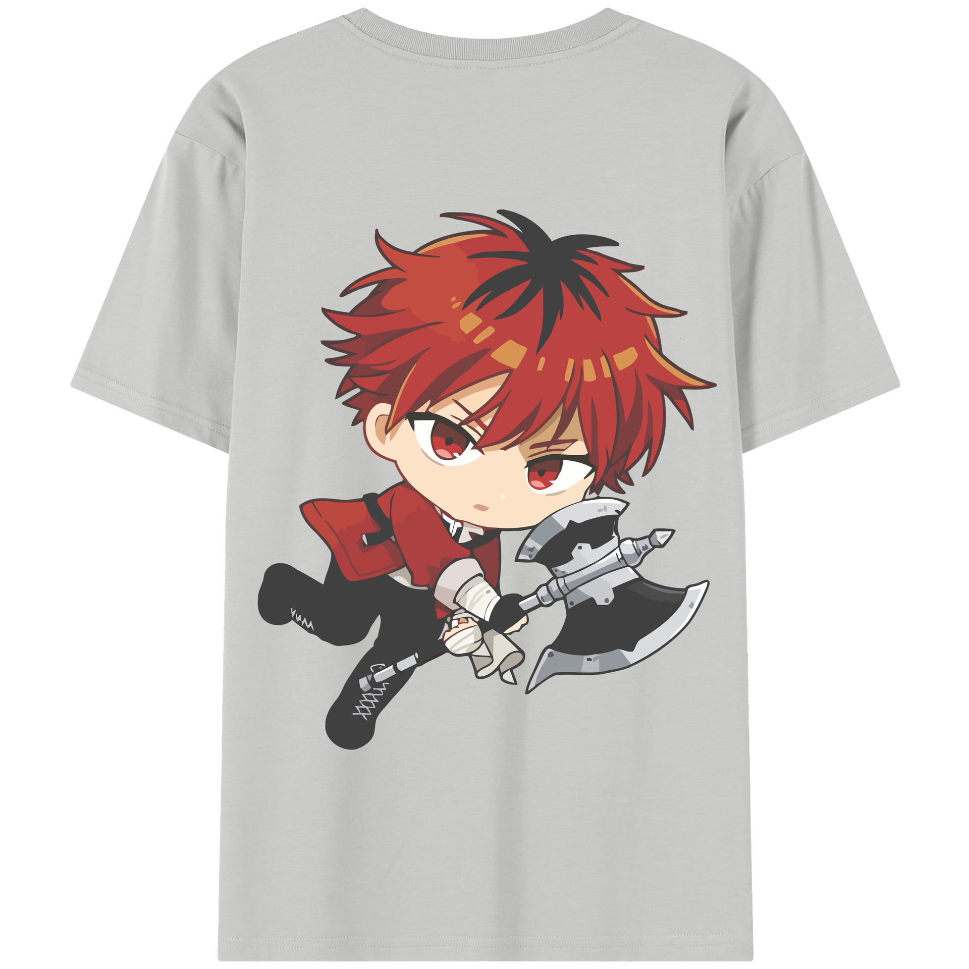 （画像用） 葬送のフリーレン Frieren 綿100％半袖Tシャツ（背面プリント）