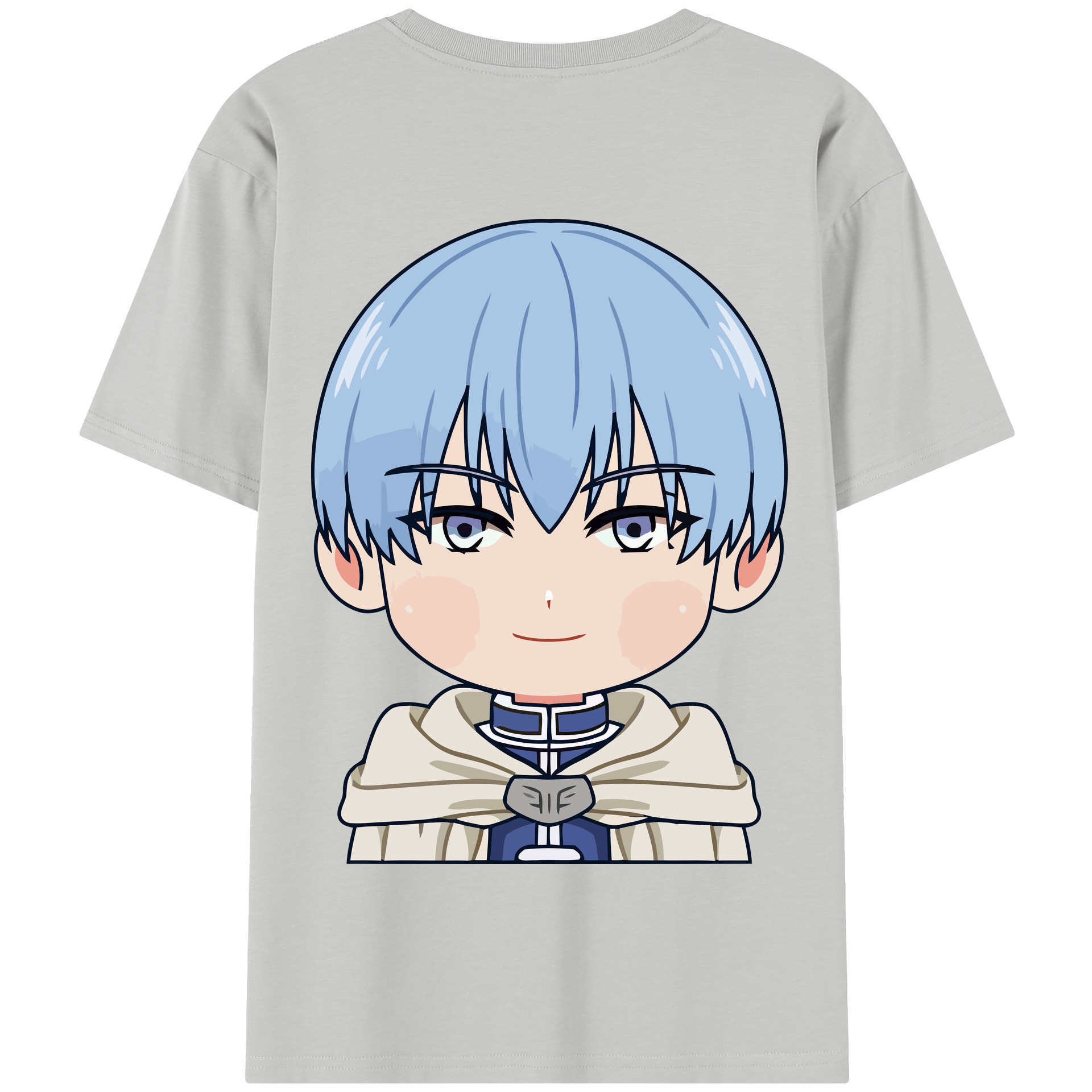 （画像用） 葬送のフリーレン Frieren 綿100％半袖Tシャツ（背面プリント）