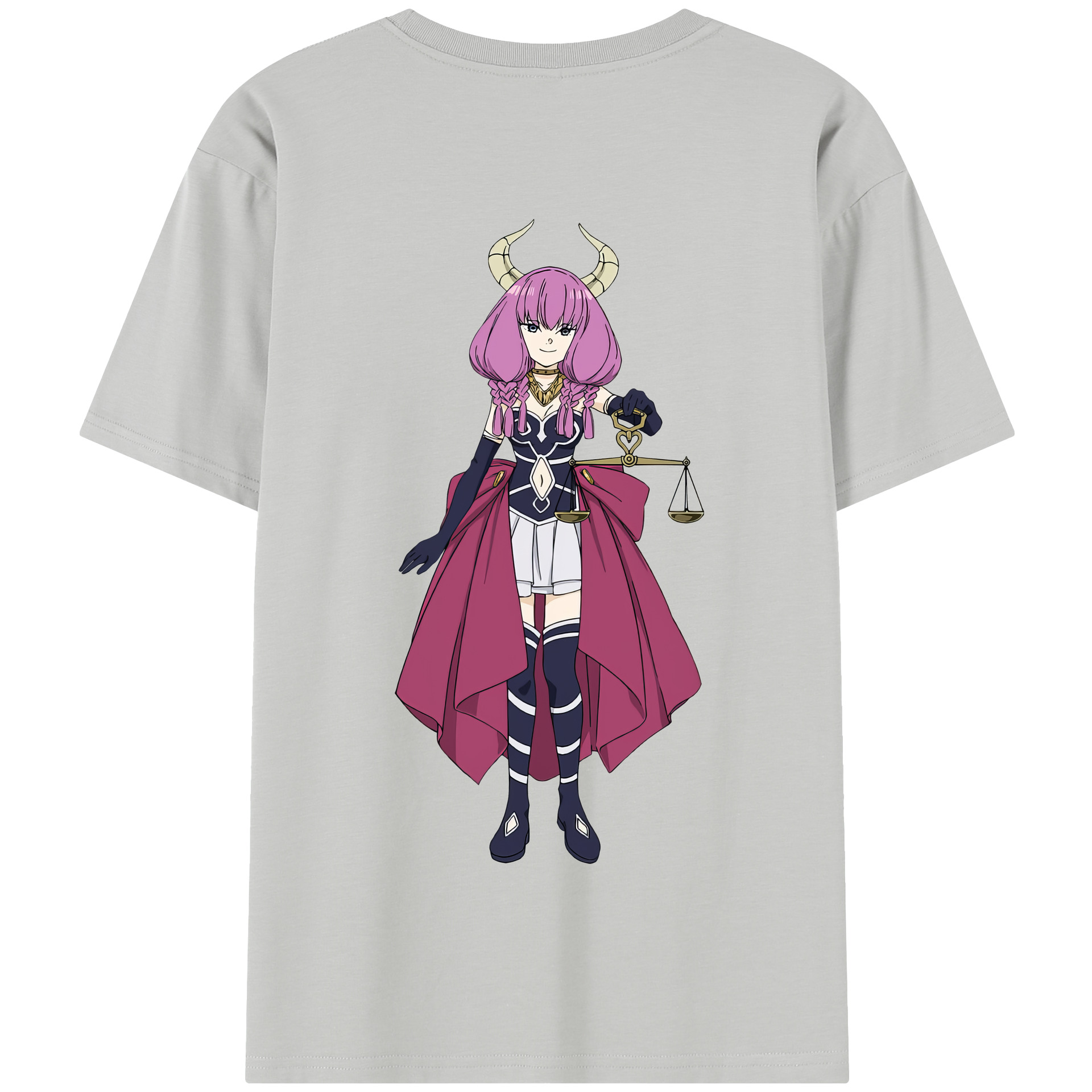 （画像用） 葬送のフリーレン Frieren 綿100％半袖Tシャツ（背面プリント）