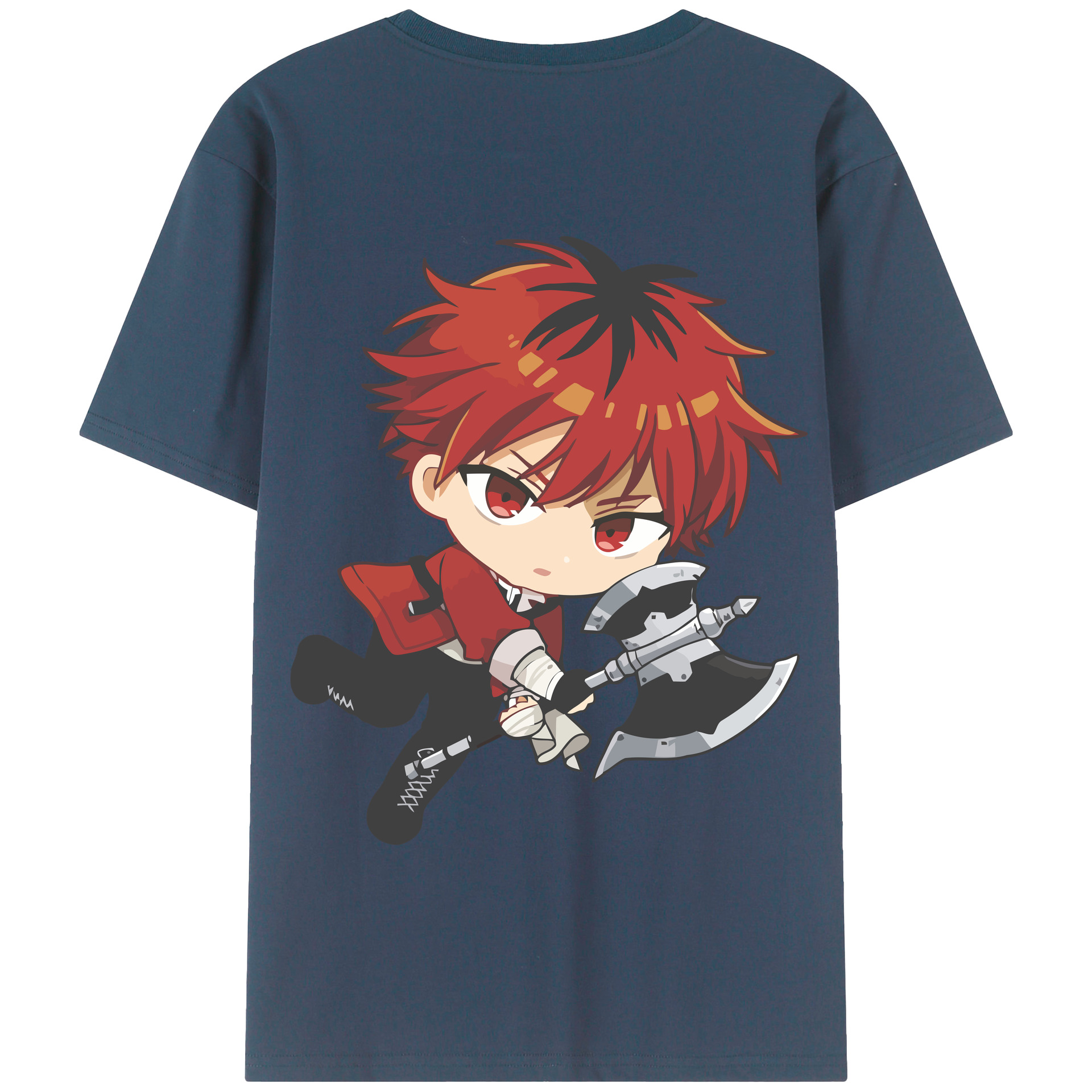 （画像用） 葬送のフリーレン Frieren 綿100％半袖Tシャツ（背面プリント）