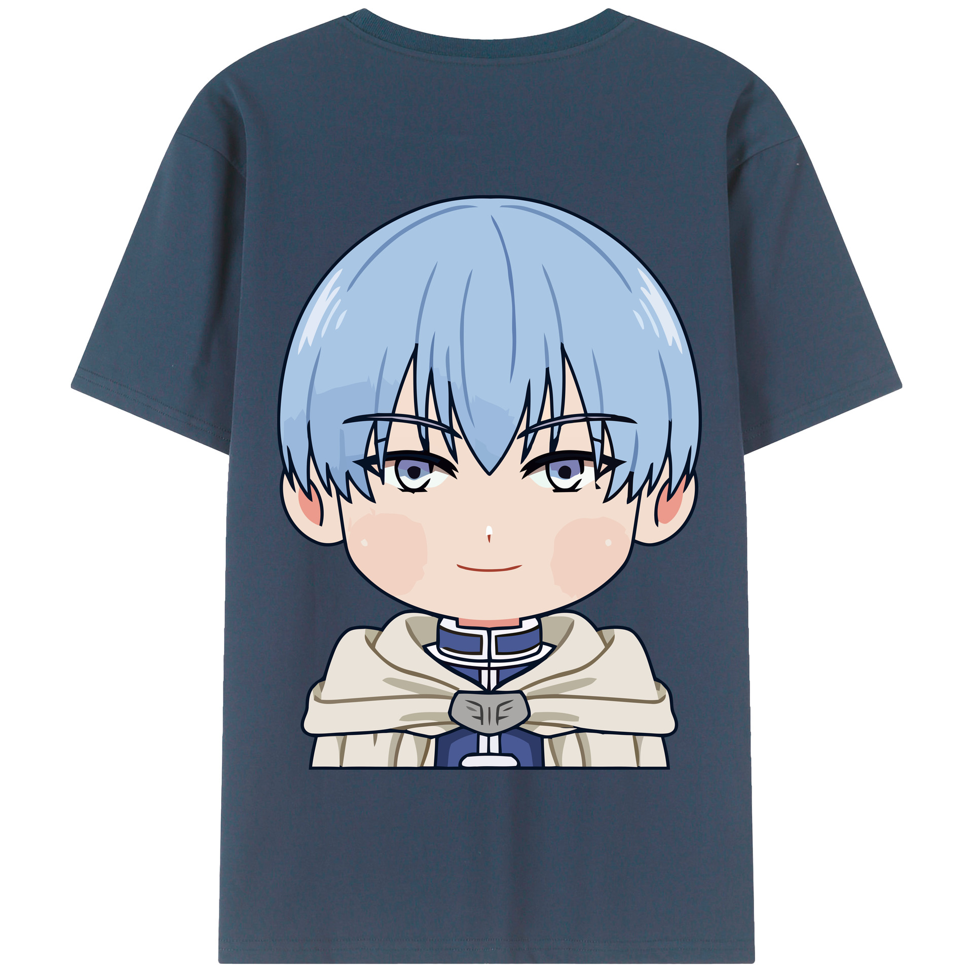 （画像用） 葬送のフリーレン Frieren 綿100％半袖Tシャツ（背面プリント）