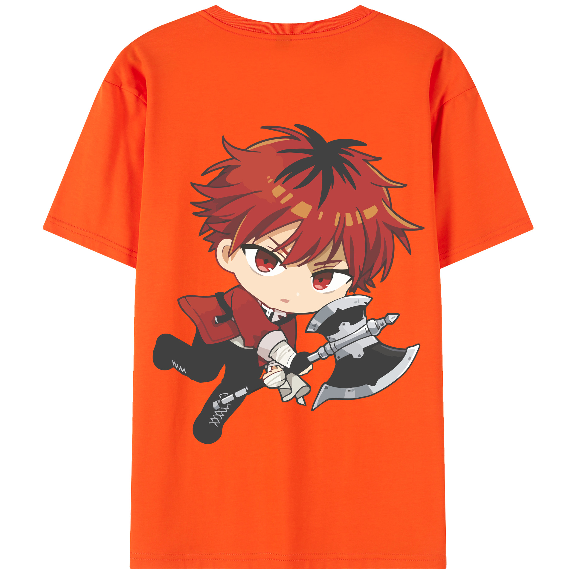 （画像用） 葬送のフリーレン Frieren 綿100％半袖Tシャツ（背面プリント）