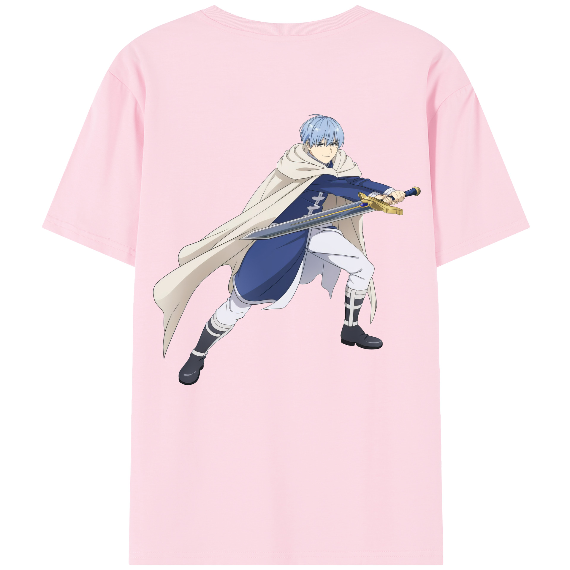（画像用） 葬送のフリーレン Frieren 綿100％半袖Tシャツ（背面プリント）
