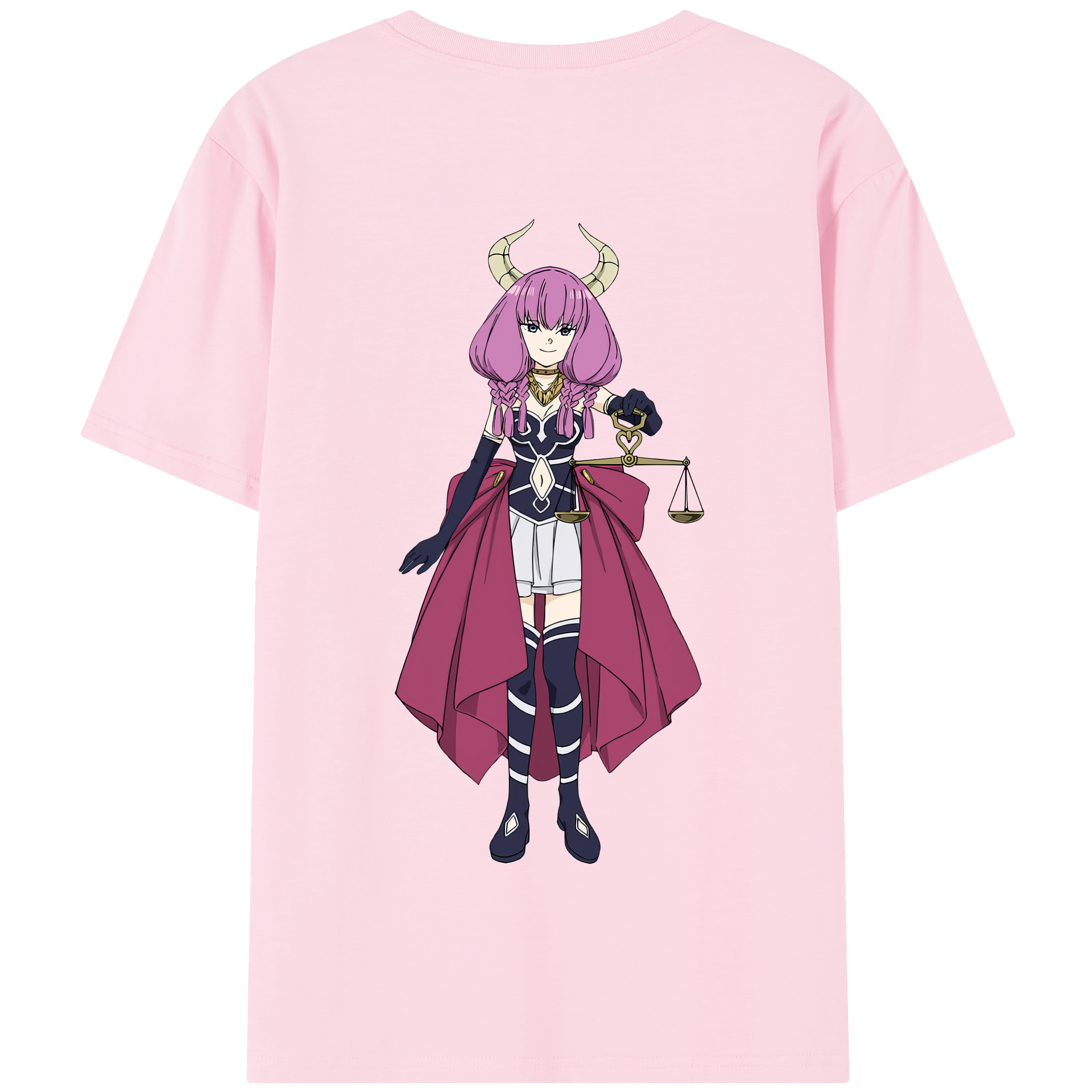 （画像用） 葬送のフリーレン Frieren 綿100％半袖Tシャツ（背面プリント）