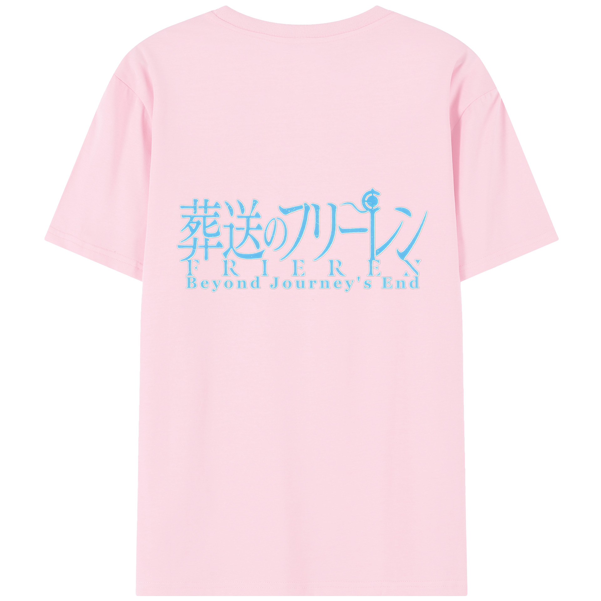 （画像用） 葬送のフリーレン Frieren 綿100％半袖Tシャツ（背面プリント）