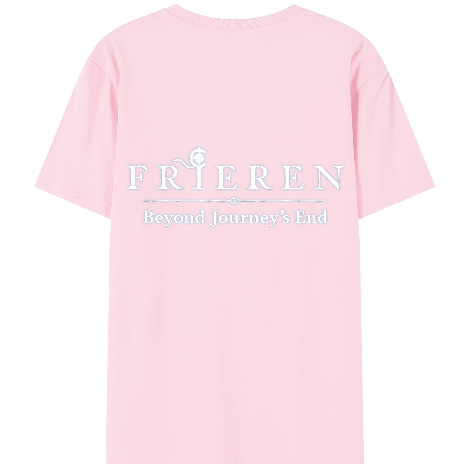 （画像用） 葬送のフリーレン Frieren 綿100％半袖Tシャツ（背面プリント）
