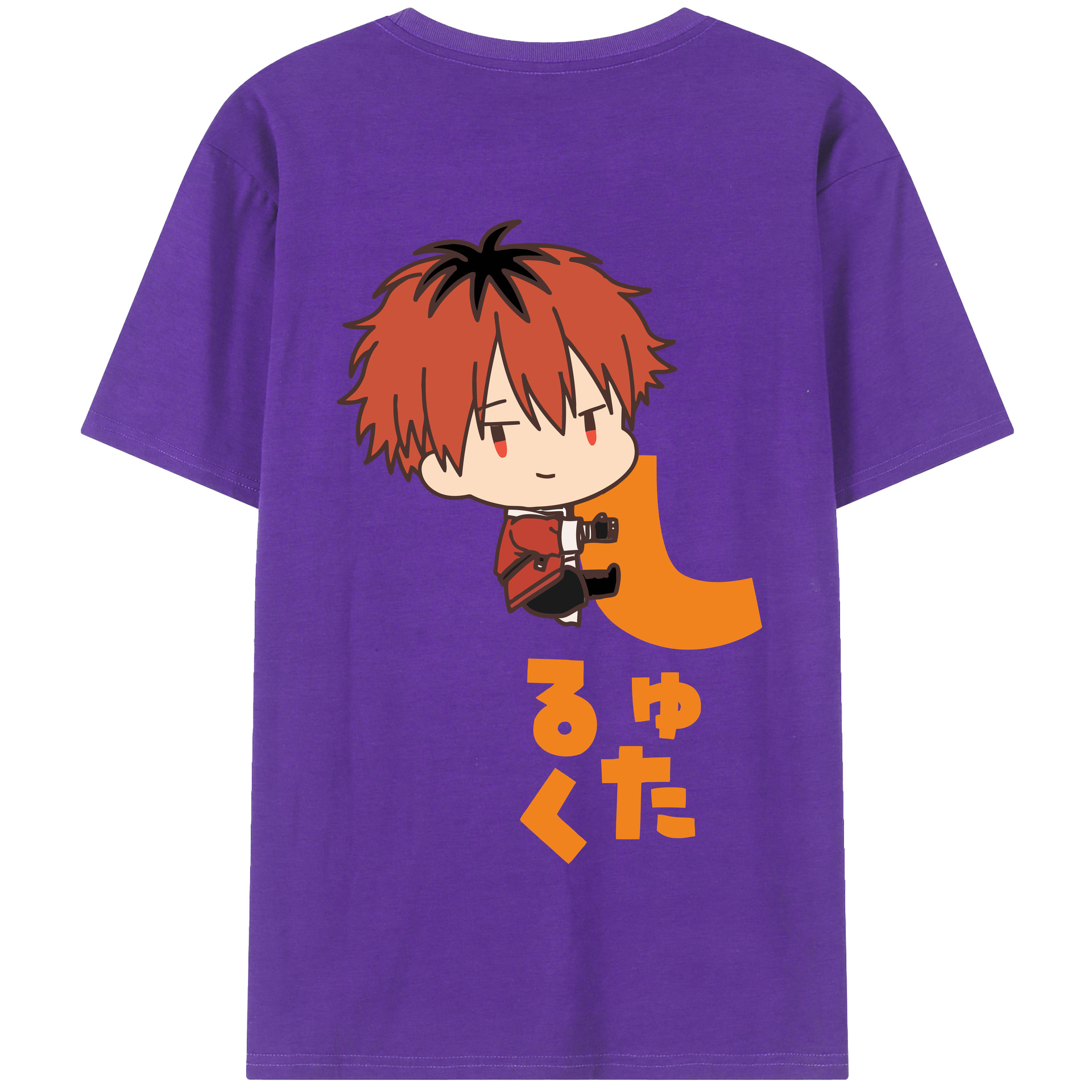 （画像用） 葬送のフリーレン Frieren 綿100％半袖Tシャツ（背面プリント）