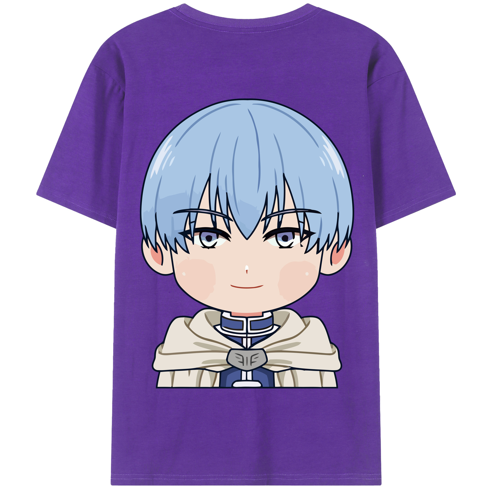 （画像用） 葬送のフリーレン Frieren 綿100％半袖Tシャツ（背面プリント）