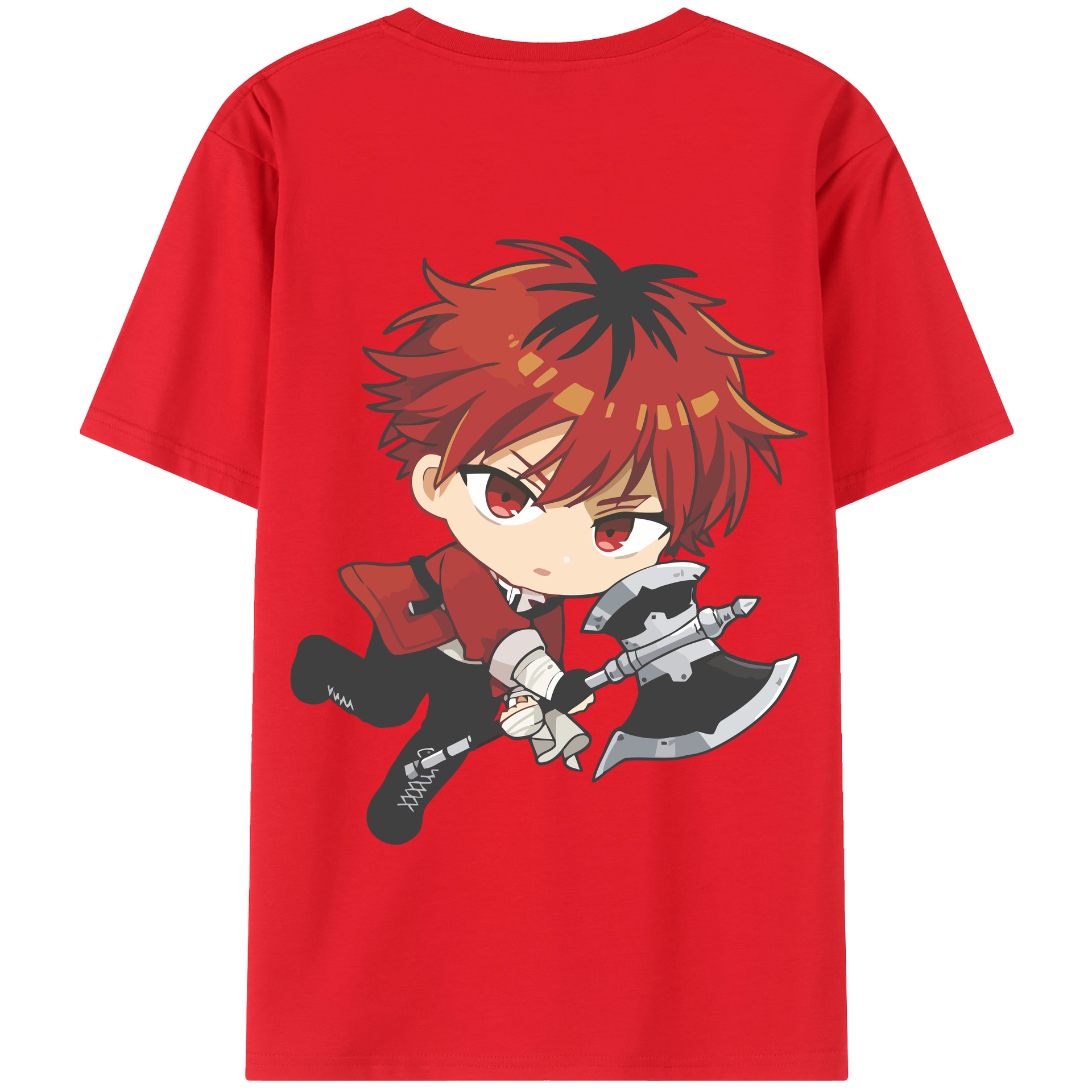 （画像用） 葬送のフリーレン Frieren 綿100％半袖Tシャツ（背面プリント）